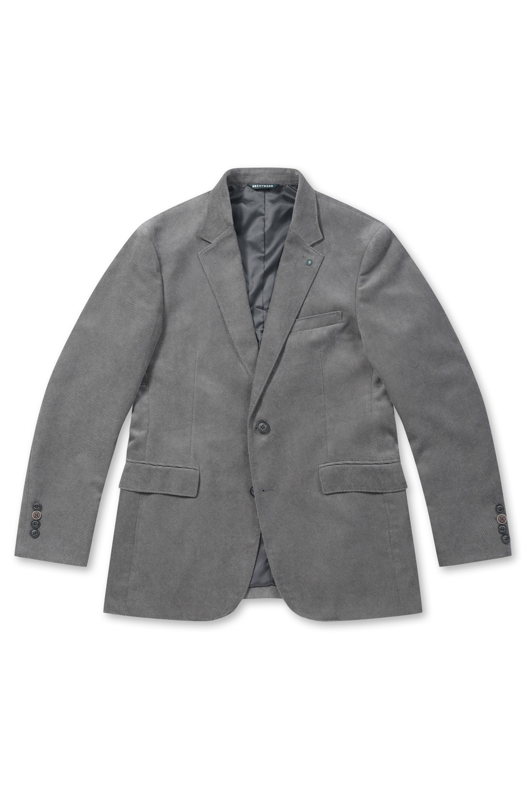 BRENTWOOD - 수트/블레이저자켓 - 미니멀 조직 솔리드 자켓