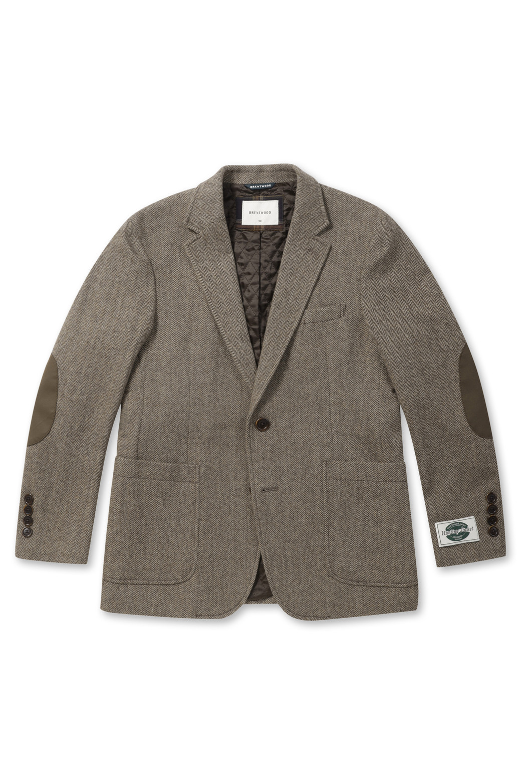 BRENTWOOD - 수트/블레이저자켓 - [헌팅자켓] 울블렌디드 헤링본 헌팅 자켓