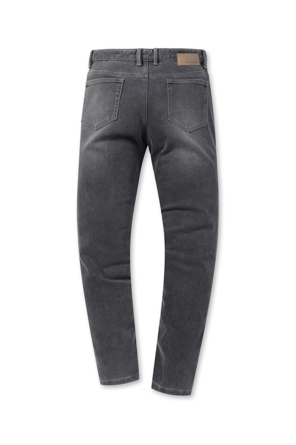 BRENTWOOD - 데님 - 스탠다드핏 기모 그레이 데님