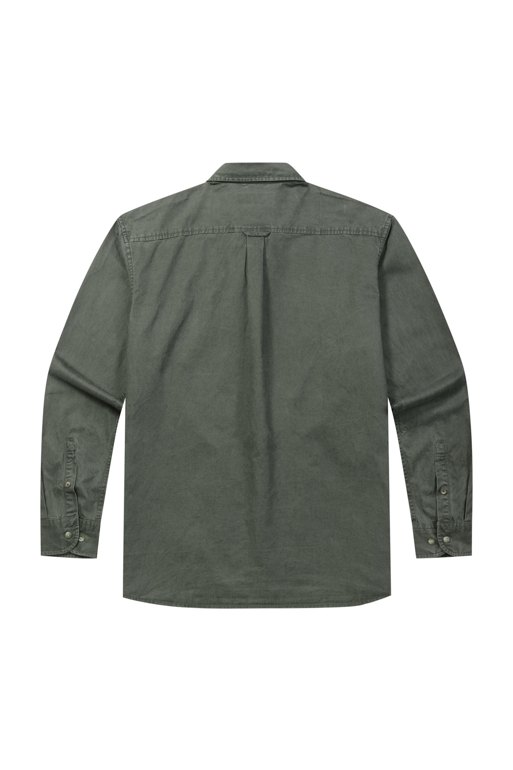 BRENTWOOD - 긴팔셔츠 - 솔리드 코튼 워싱 캐주얼셔츠