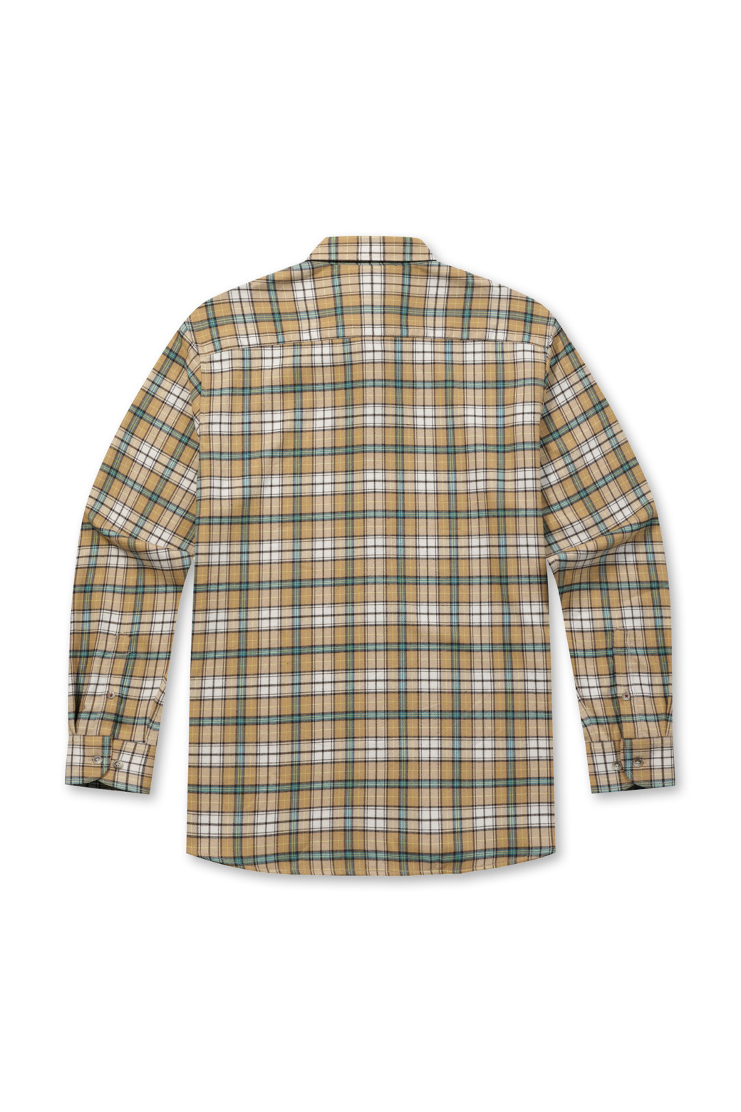 BRENTWOOD - 긴팔셔츠 - 옐로우 멀티체크 캐주얼셔츠