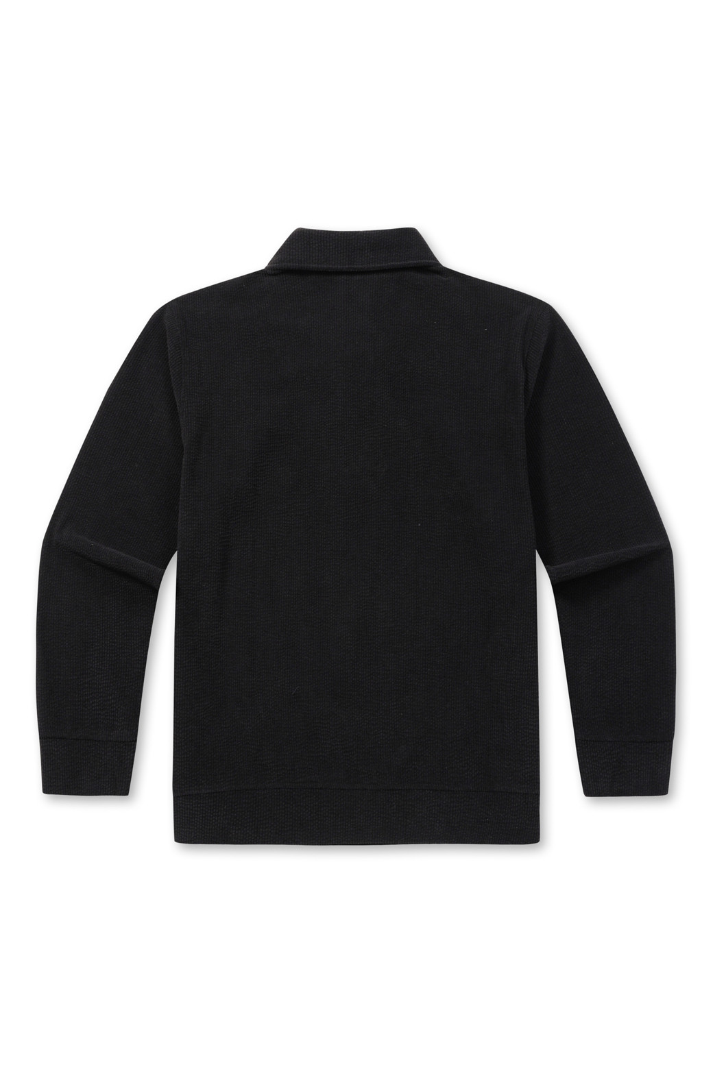 BRENTWOOD - 긴팔티셔츠 - [페트리코] 셔츠형 칼라 하프집업 티셔츠