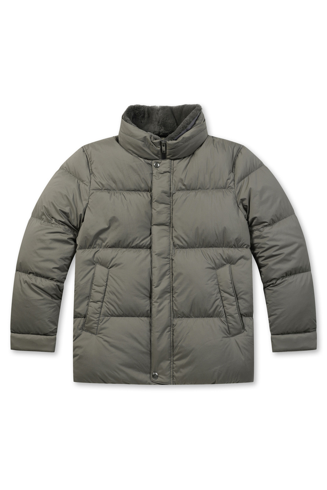 BRENTWOOD - 다운/패딩 - [에어다운] 칼라 FUR 다운 점퍼