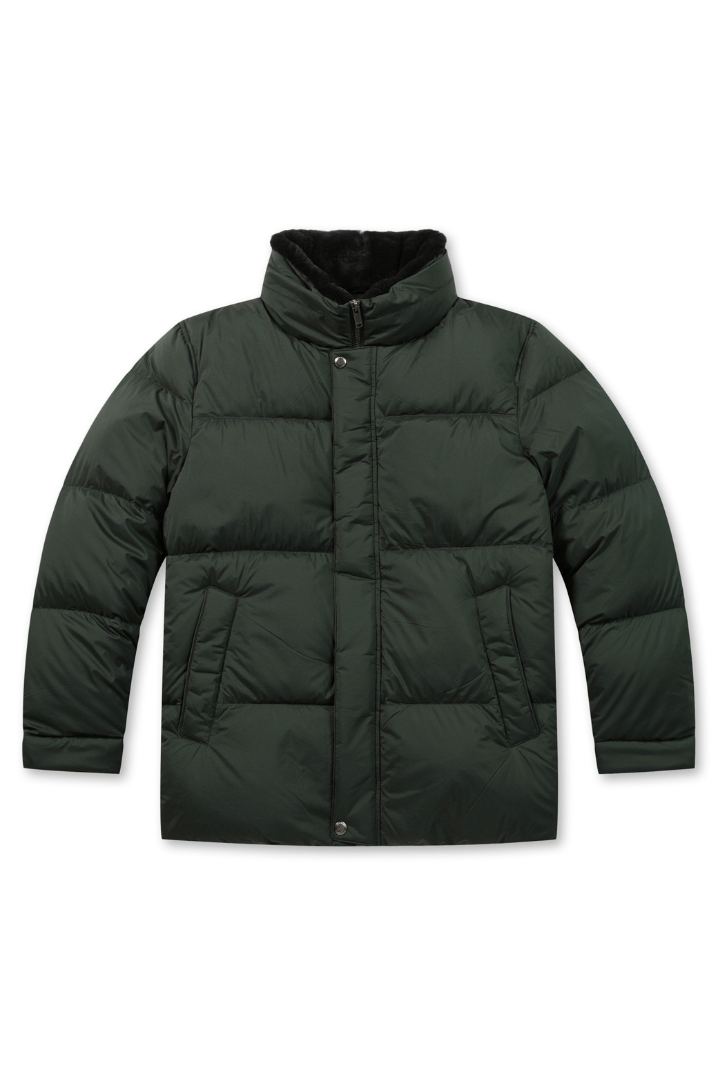 BRENTWOOD - 다운/패딩 - [에어다운] 칼라 FUR 다운 점퍼