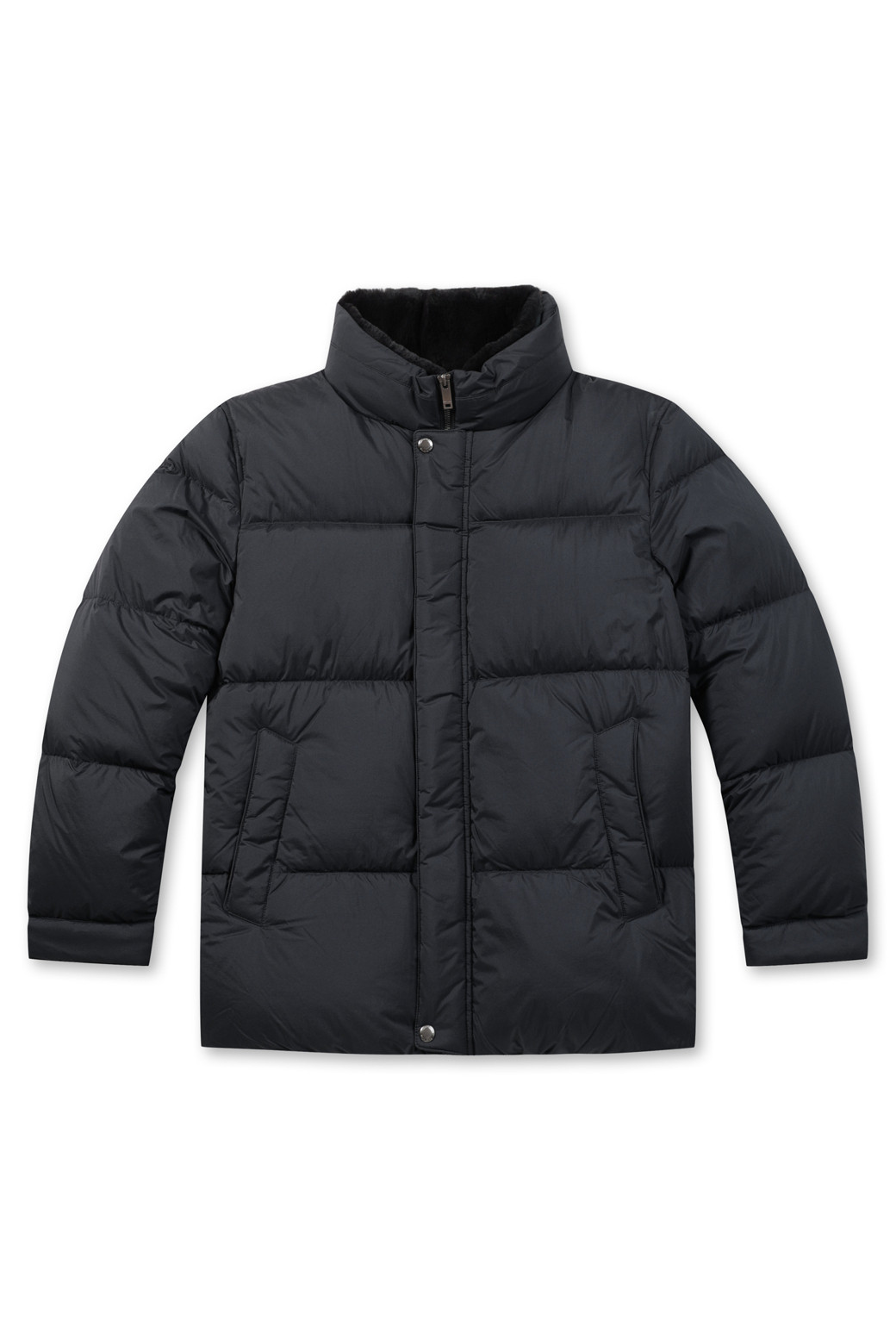 BRENTWOOD - 다운/패딩 - [에어다운] 칼라 FUR 다운 점퍼