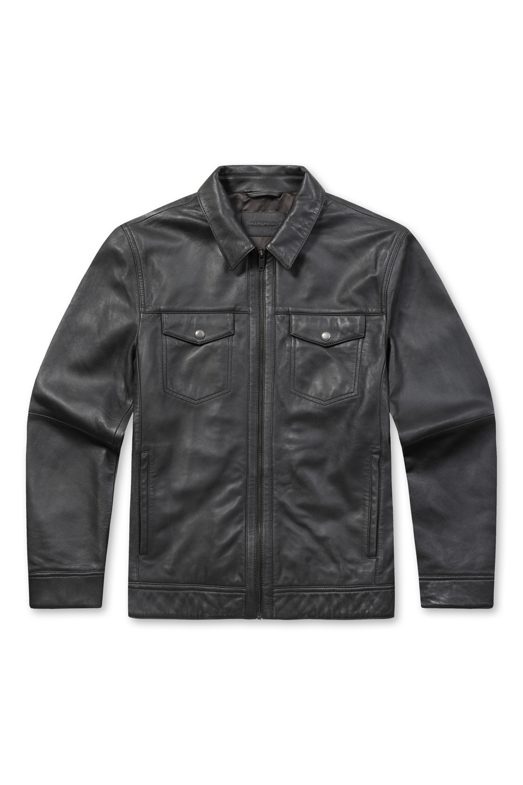 BRENTWOOD - 블루종/점퍼 - [볼더레더] 세미베지터블 양가죽 트러커