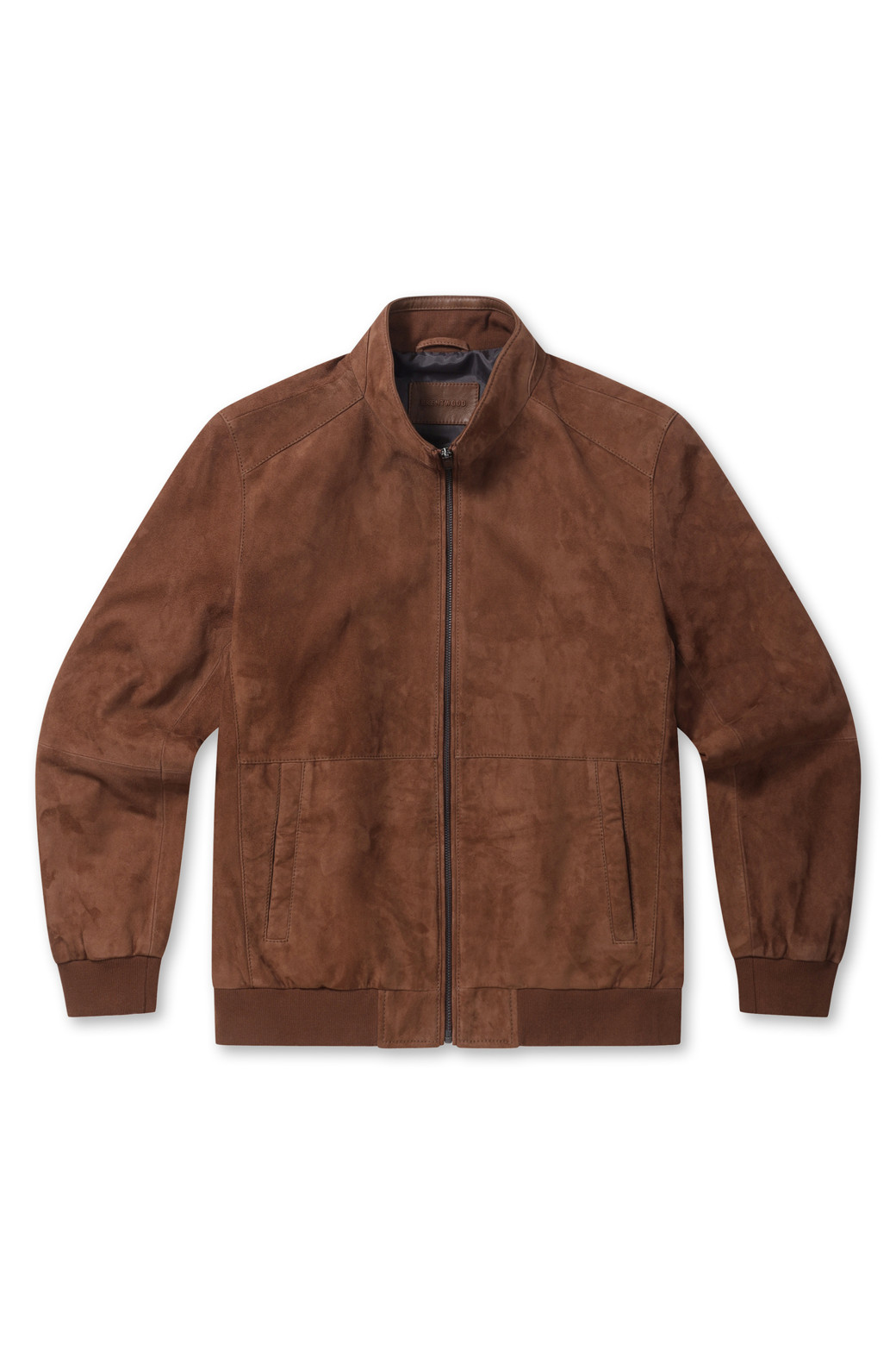 BRENTWOOD - 블루종/점퍼 - [볼더레더] 고트스웨이드 산양가죽 블루종