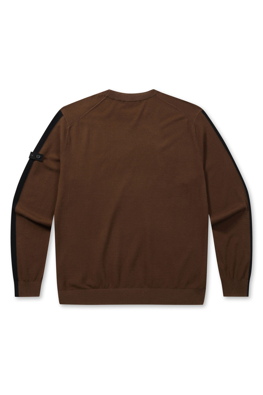 BRENTWOOD - 스웨터 - [라이프 퍼포먼스] 소매배색 워셔블 라운드넥 스웨터