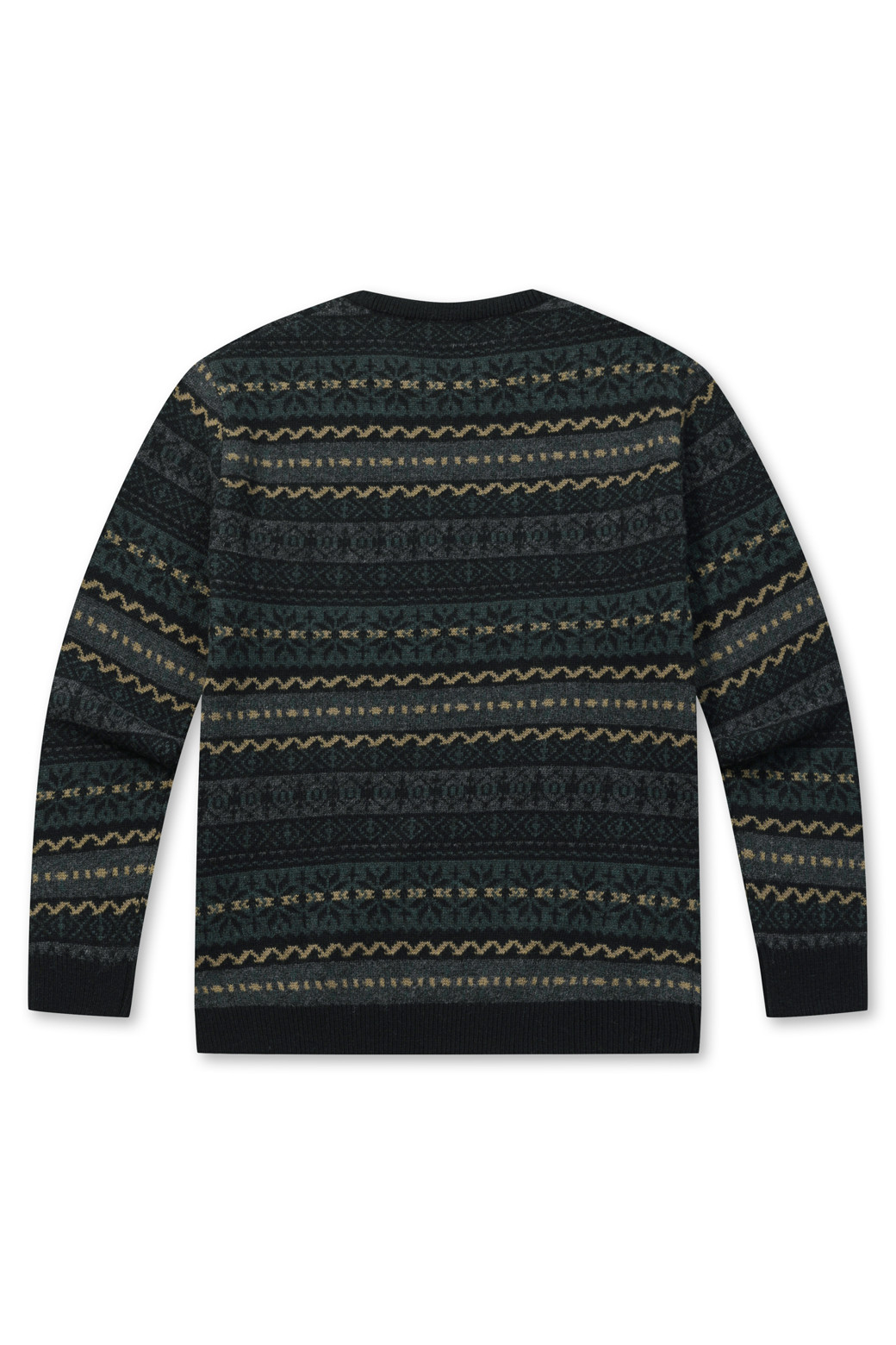 BRENTWOOD - 스웨터 - 페어아일 라운드넥 스웨터