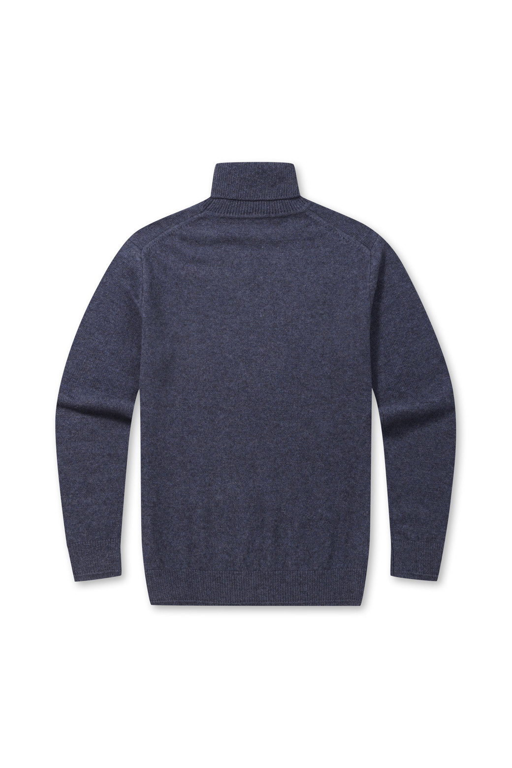 BRENTWOOD - 스웨터 - 라쿤 혼방 솔리드 롱터틀넥 스웨터