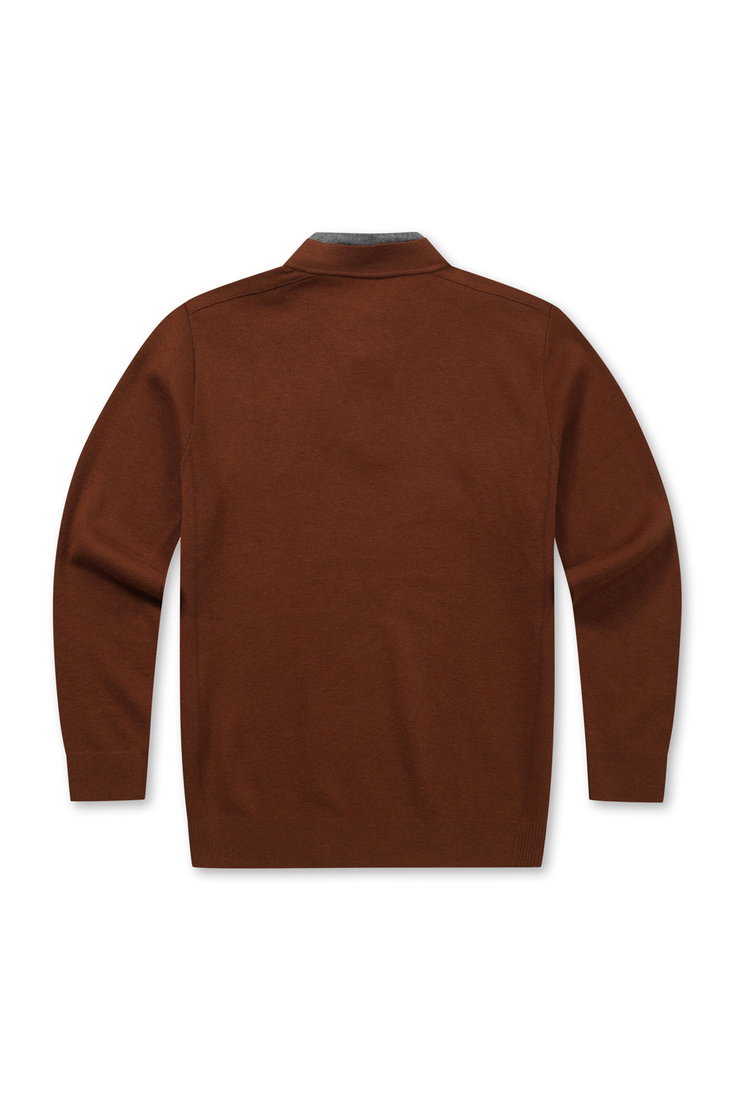 BRENTWOOD - 스웨터 - [이노버] 워셔블 셔츠 레이어드 스웨터