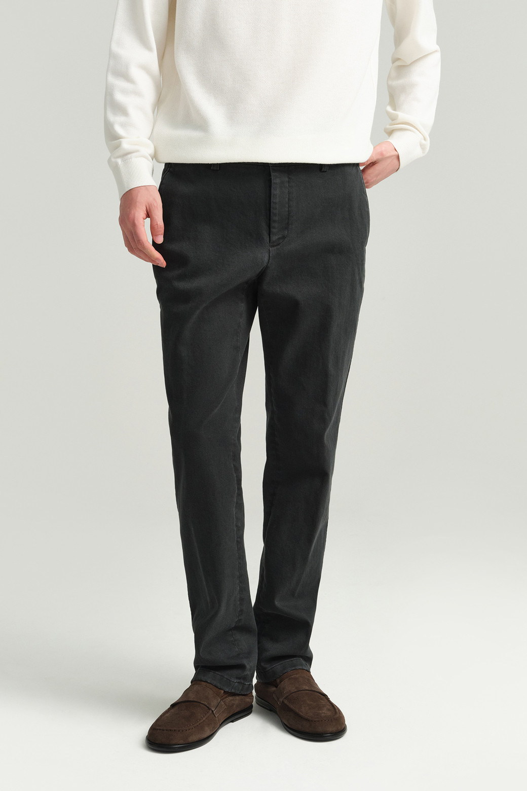 BRENTWOOD - 캐주얼팬츠 - [에센셜스] 컴포치노 기모 팬츠