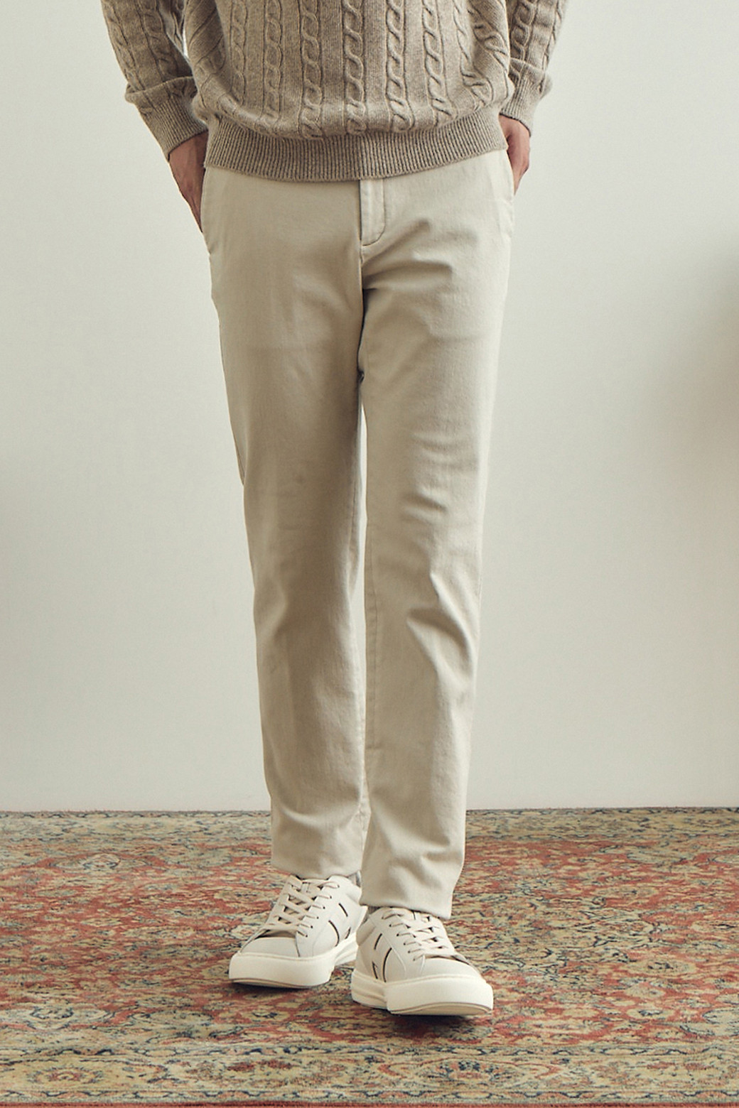 BRENTWOOD - 캐주얼팬츠 - [에센셜스] 컴포치노 기모 팬츠