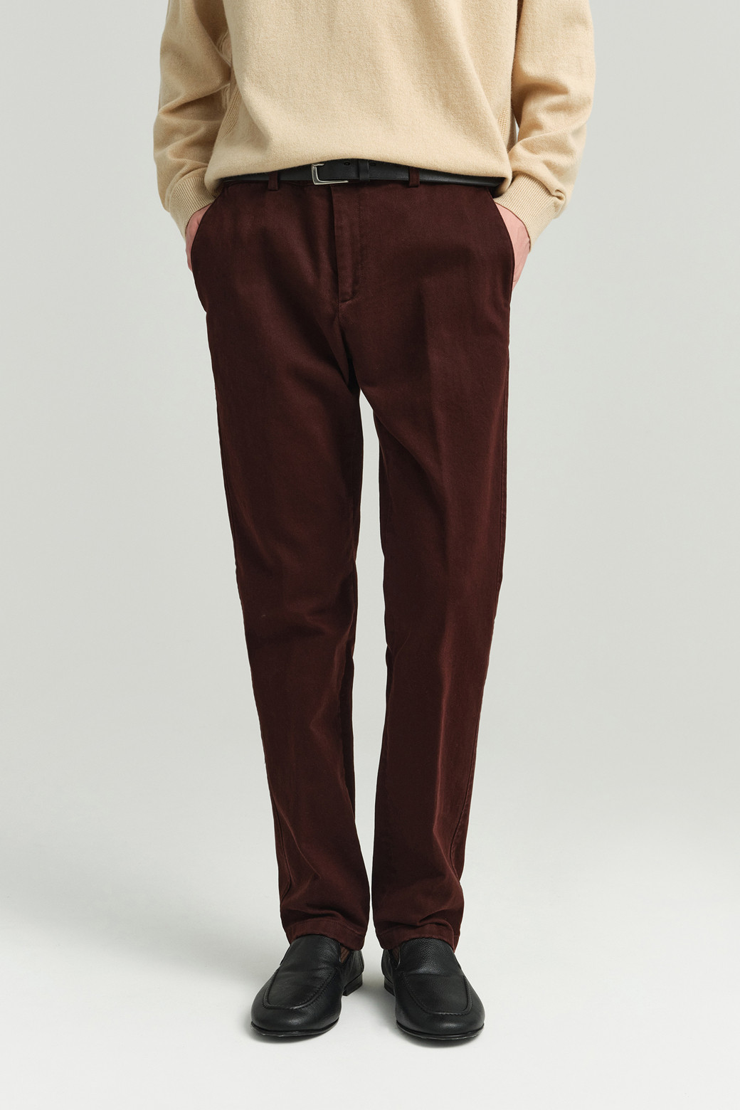 BRENTWOOD - 캐주얼팬츠 - [에센셜스] 컴포치노 기모 팬츠