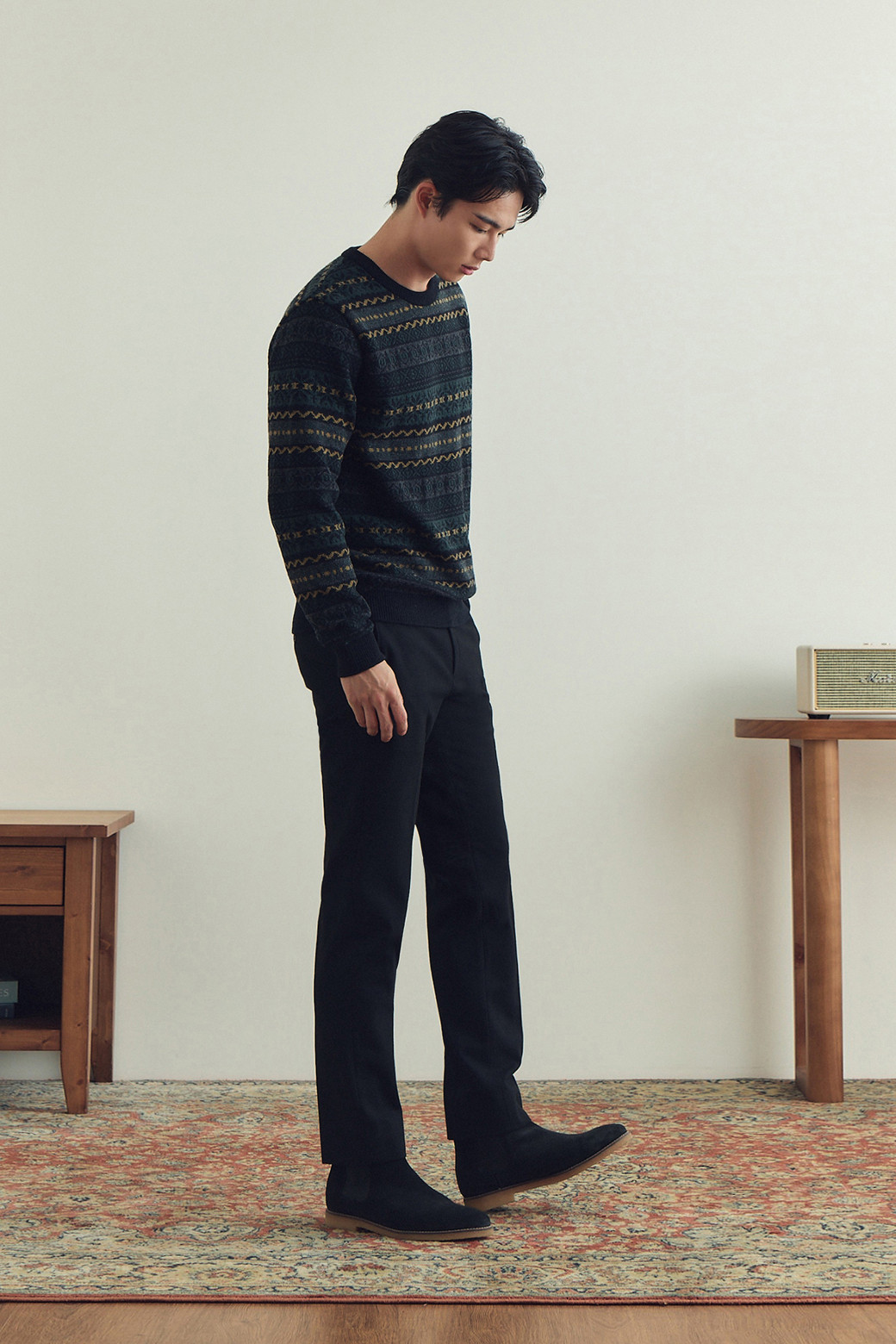 BRENTWOOD - 캐주얼팬츠 - 솔리드 기모 팬츠