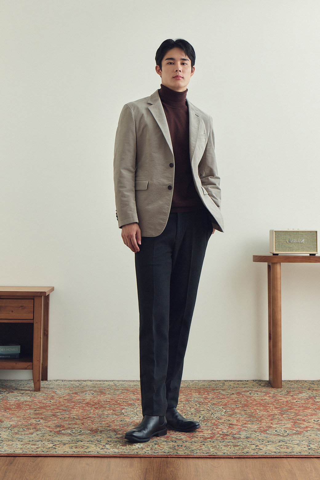 BRENTWOOD - 캐주얼팬츠 - 솔리드 기모 팬츠