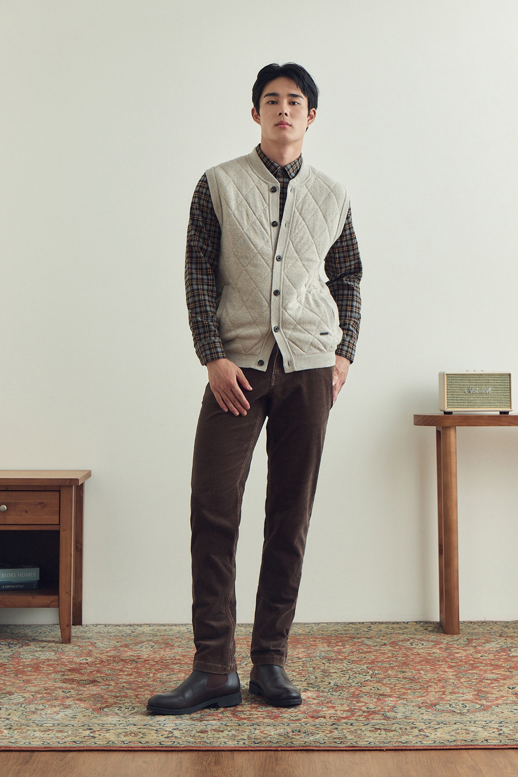 BRENTWOOD - 베스트 - 다이아퀼팅 웜 베스트