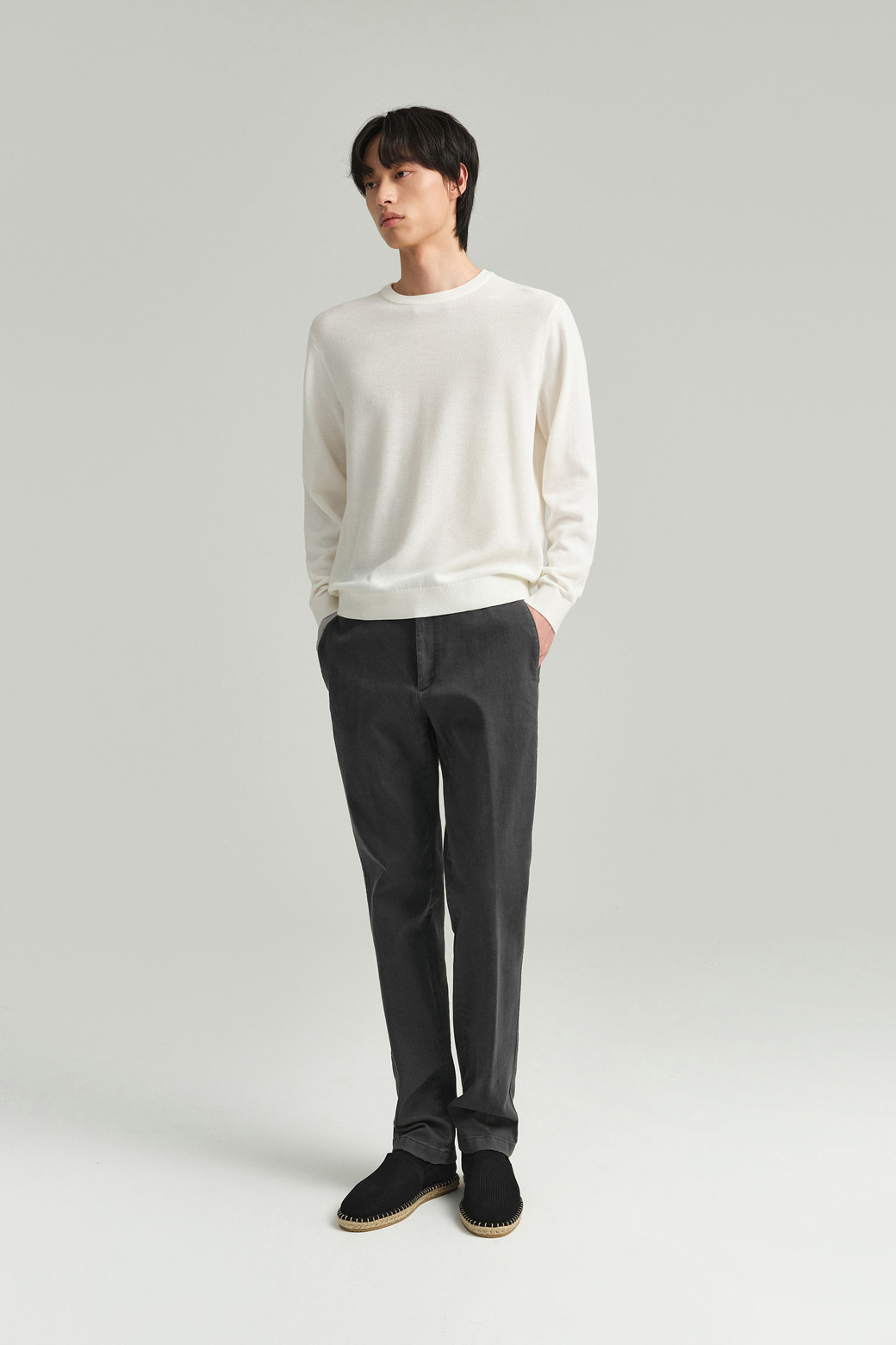 BRENTWOOD - 캐주얼팬츠 - [에센셜스] 컴포치노 기모 팬츠