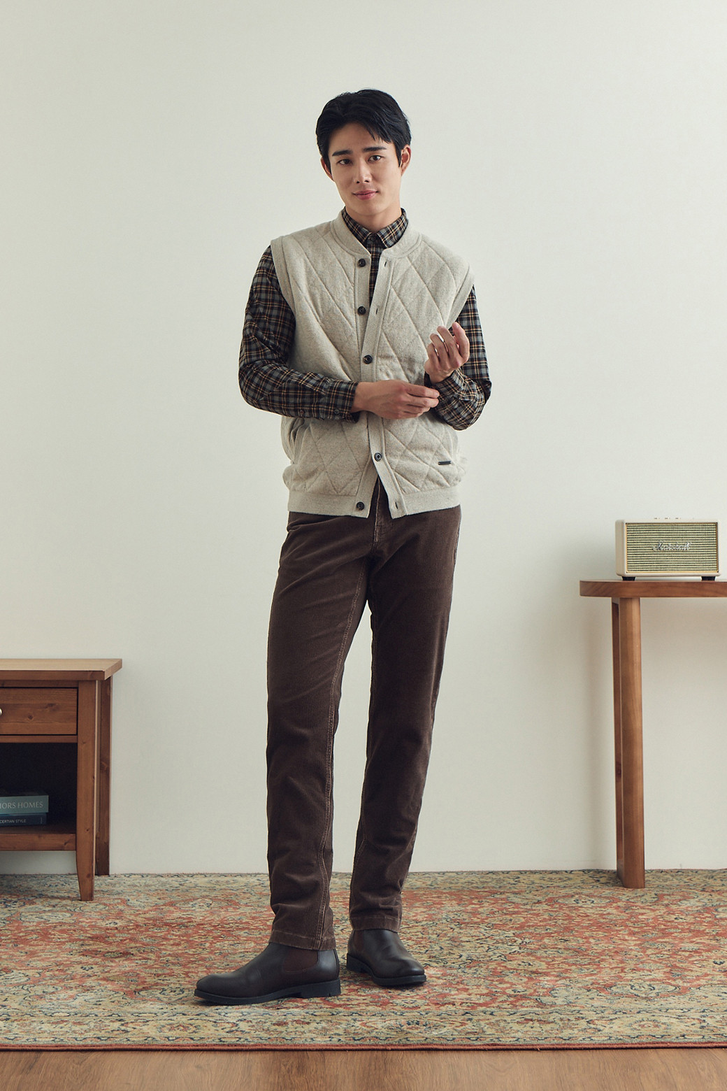 BRENTWOOD - 베스트 - 다이아퀼팅 웜 베스트