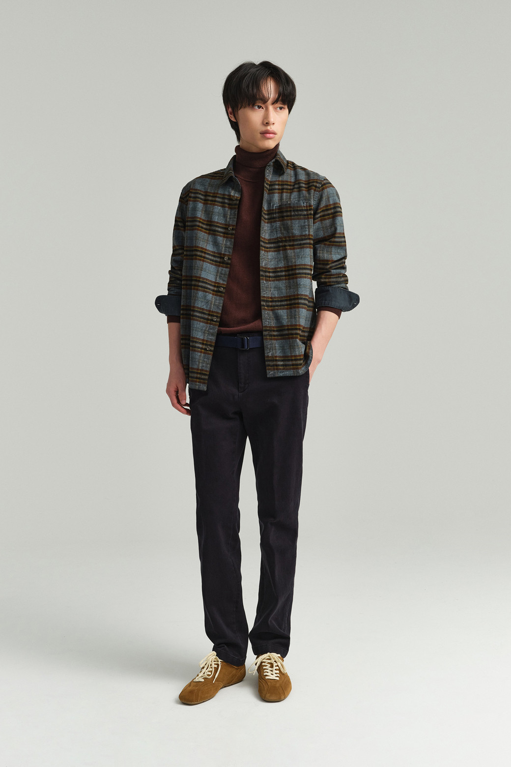 BRENTWOOD - 캐주얼팬츠 - [에센셜스] 컴포치노 기모 팬츠