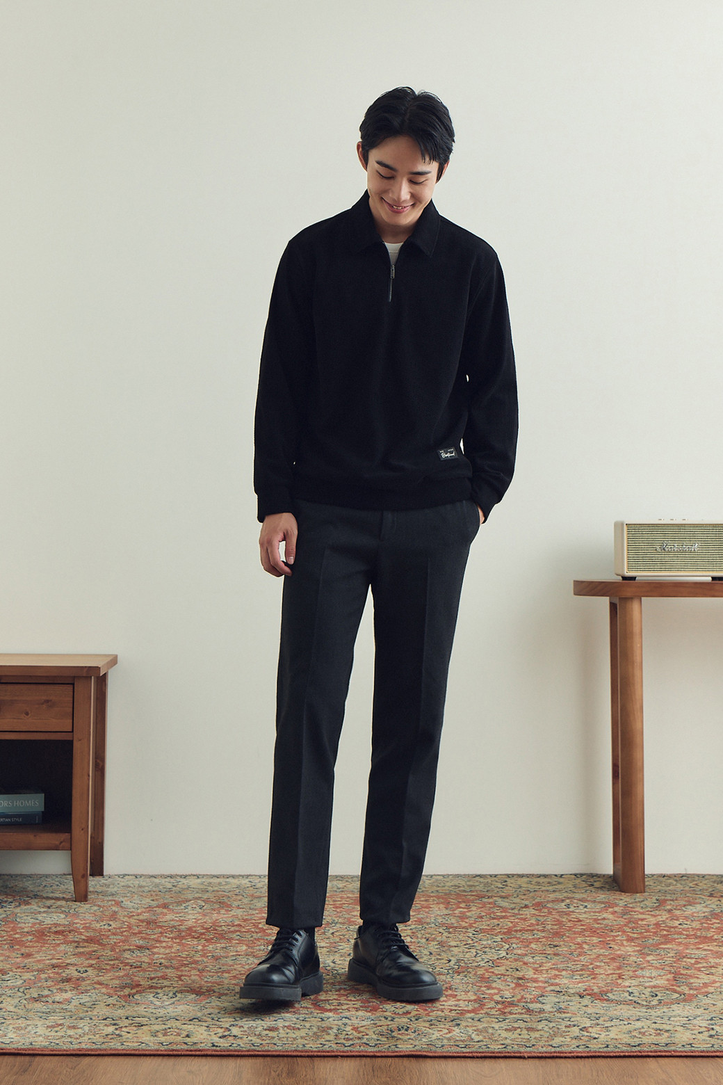 BRENTWOOD - 캐주얼팬츠 - 솔리드 기모 팬츠