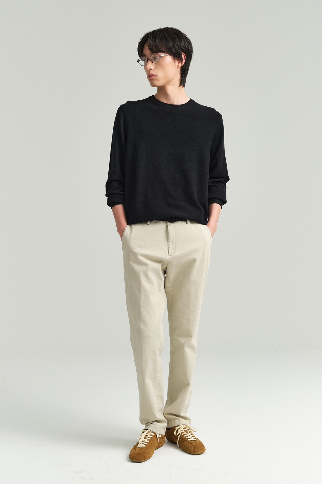 BRENTWOOD - 캐주얼팬츠 - [에센셜스] 컴포치노 기모 팬츠