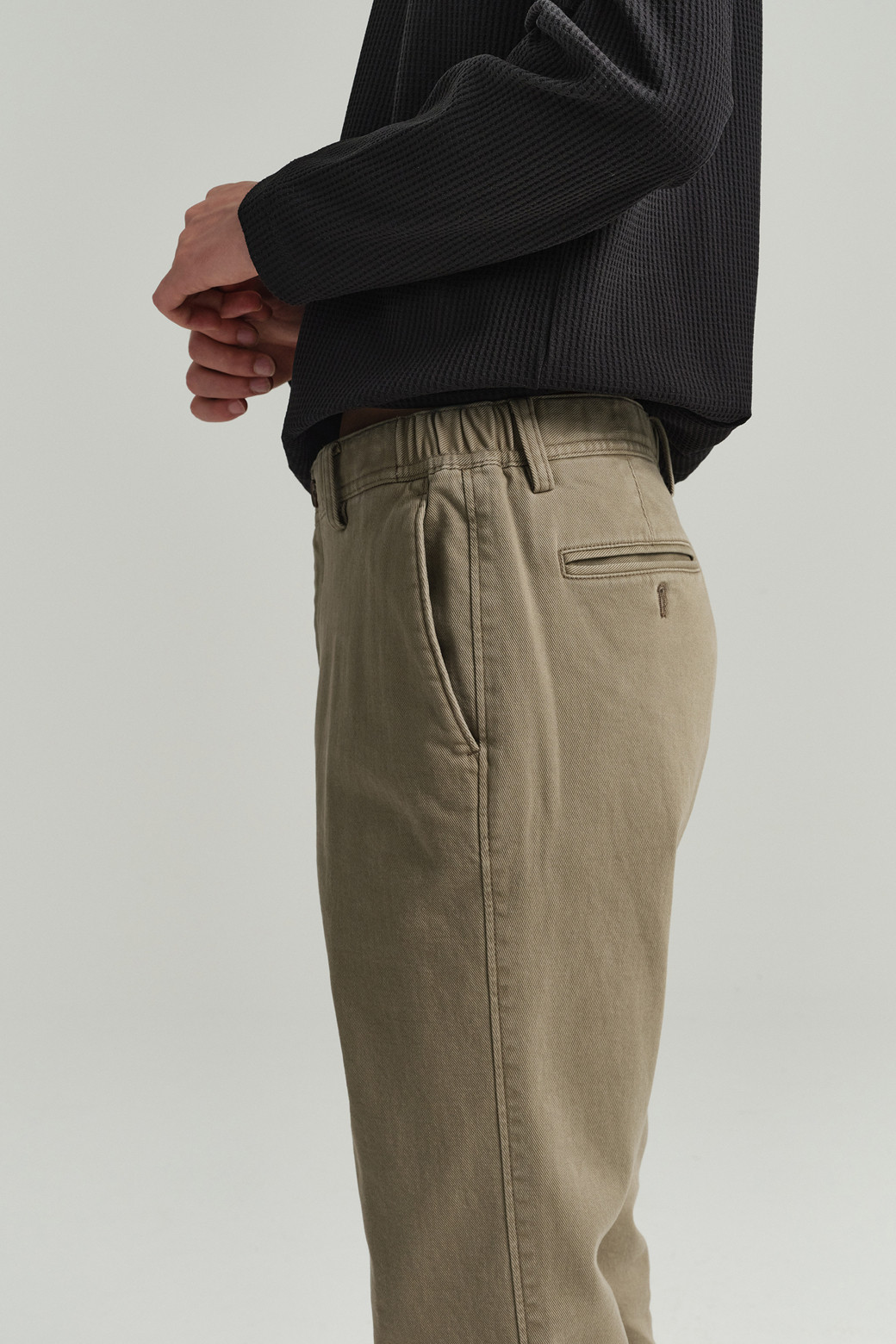 BRENTWOOD - 캐주얼팬츠 - [에센셜스] 컴포치노 기모 팬츠