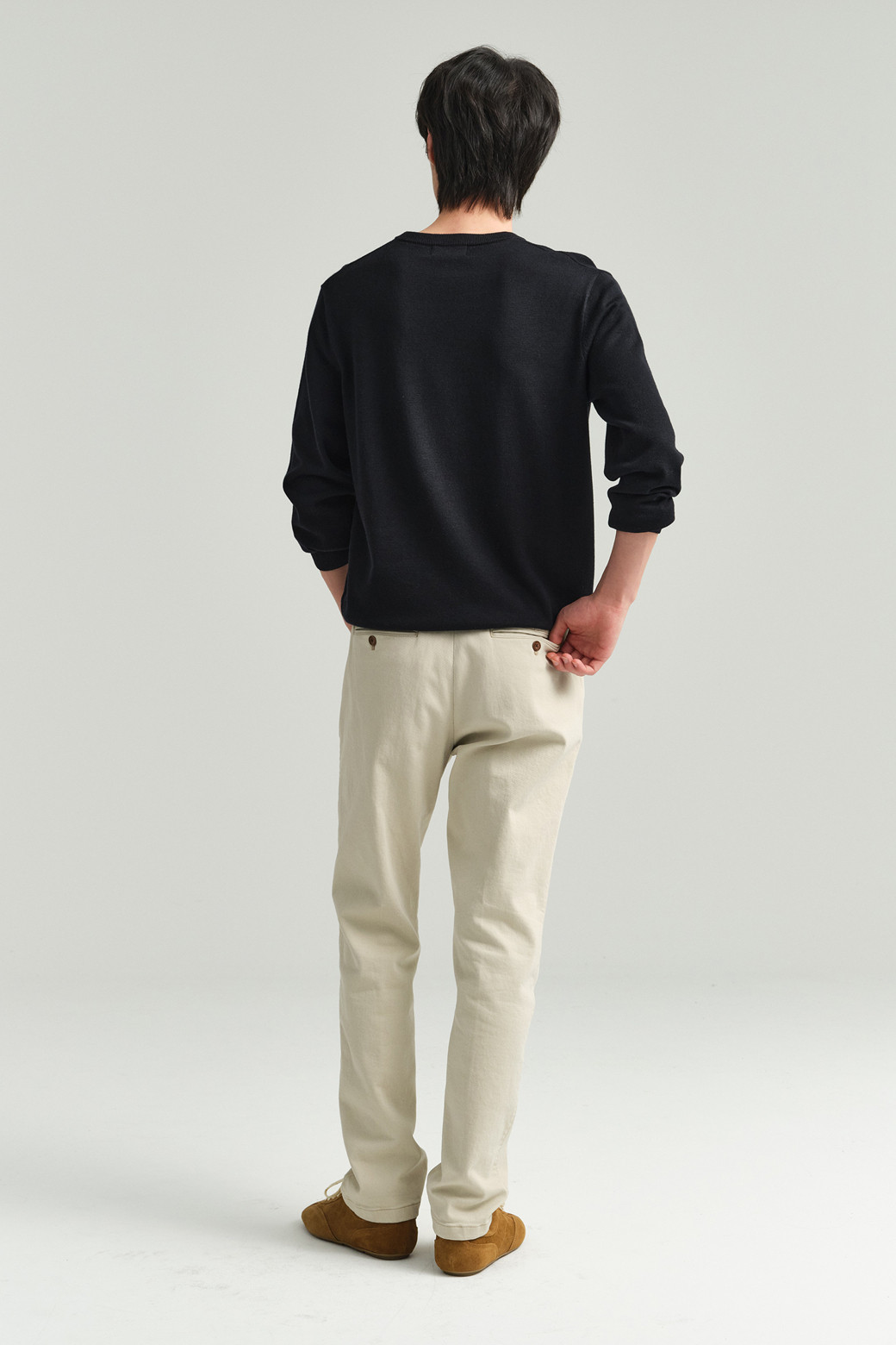 BRENTWOOD - 캐주얼팬츠 - [에센셜스] 컴포치노 기모 팬츠