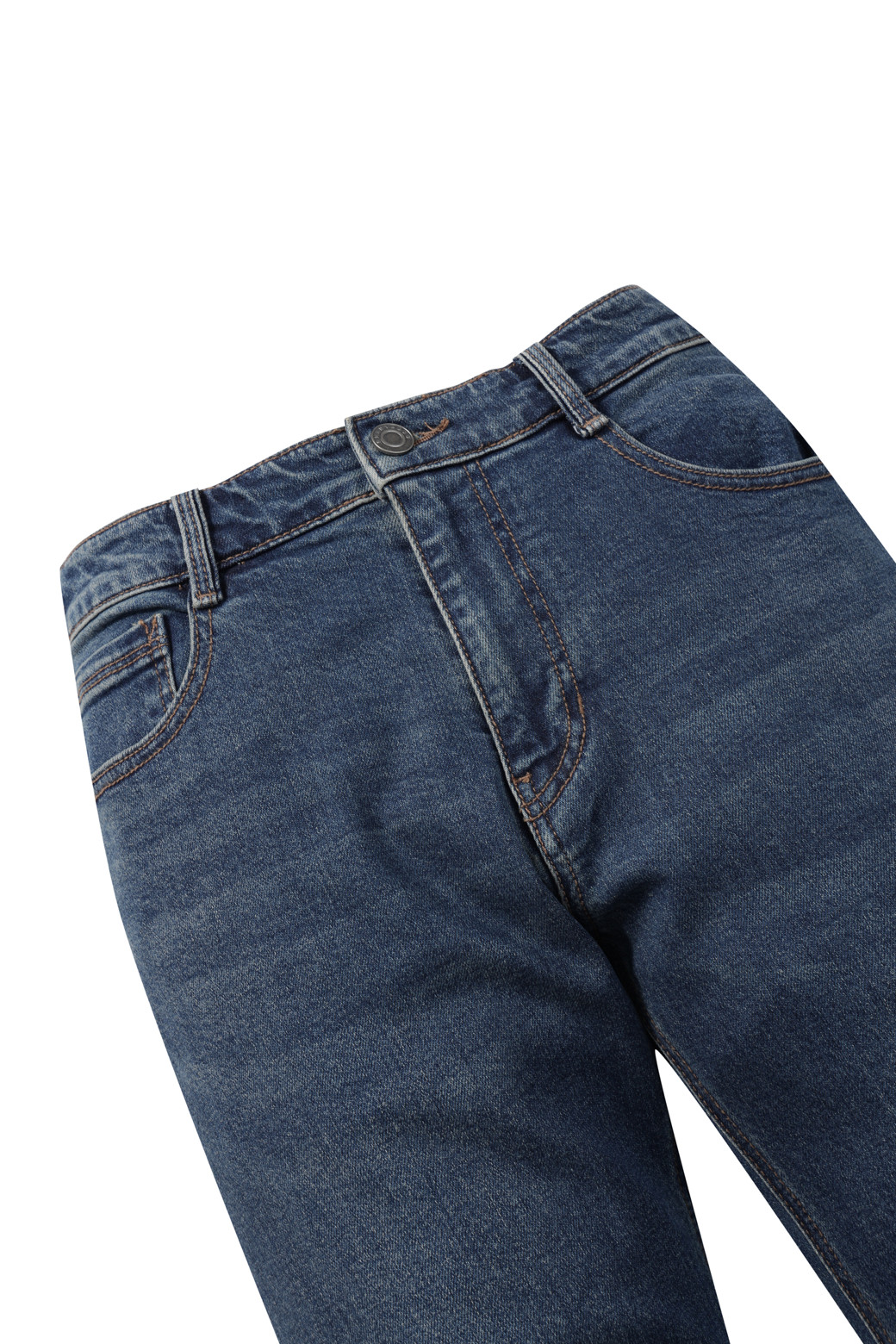 BRENTWOOD - 데님 - 릴렉스핏 블루 데님