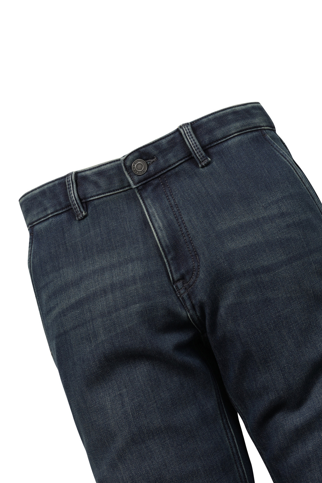 BRENTWOOD - 데님 - 스탠다드핏 블루 본딩 데님