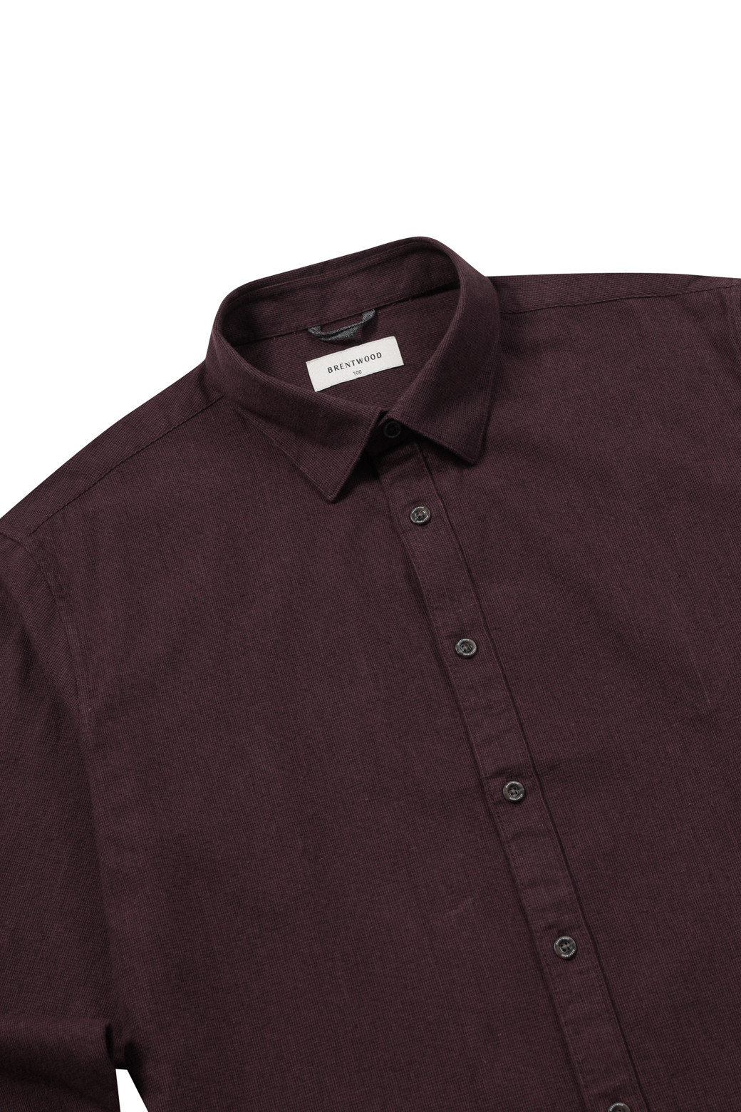 BRENTWOOD - 긴팔셔츠 - 마이크로 코튼 캐주얼셔츠