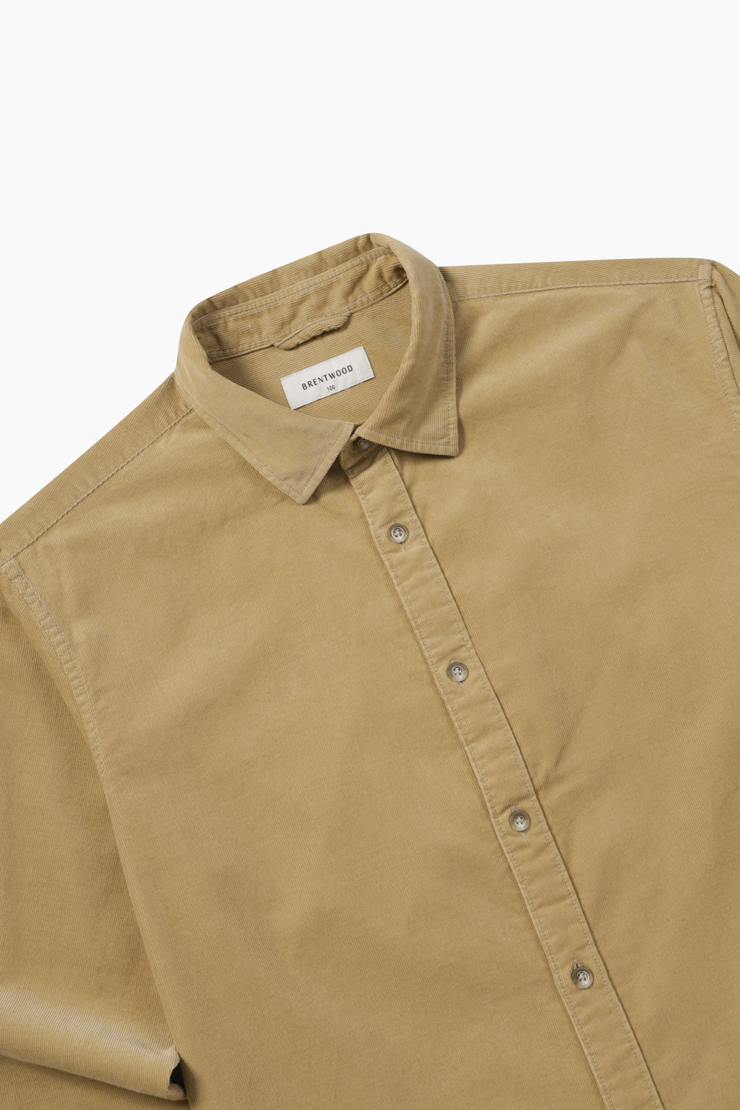 BRENTWOOD - 긴팔셔츠 - 솔리드 코듀로이 캐주얼셔츠