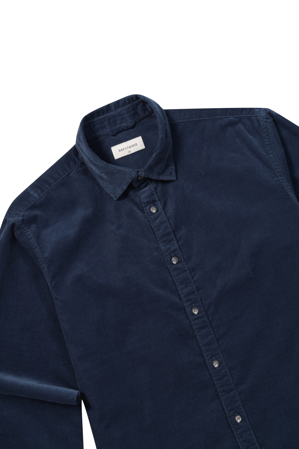 BRENTWOOD - 긴팔셔츠 - 솔리드 코듀로이 캐주얼셔츠