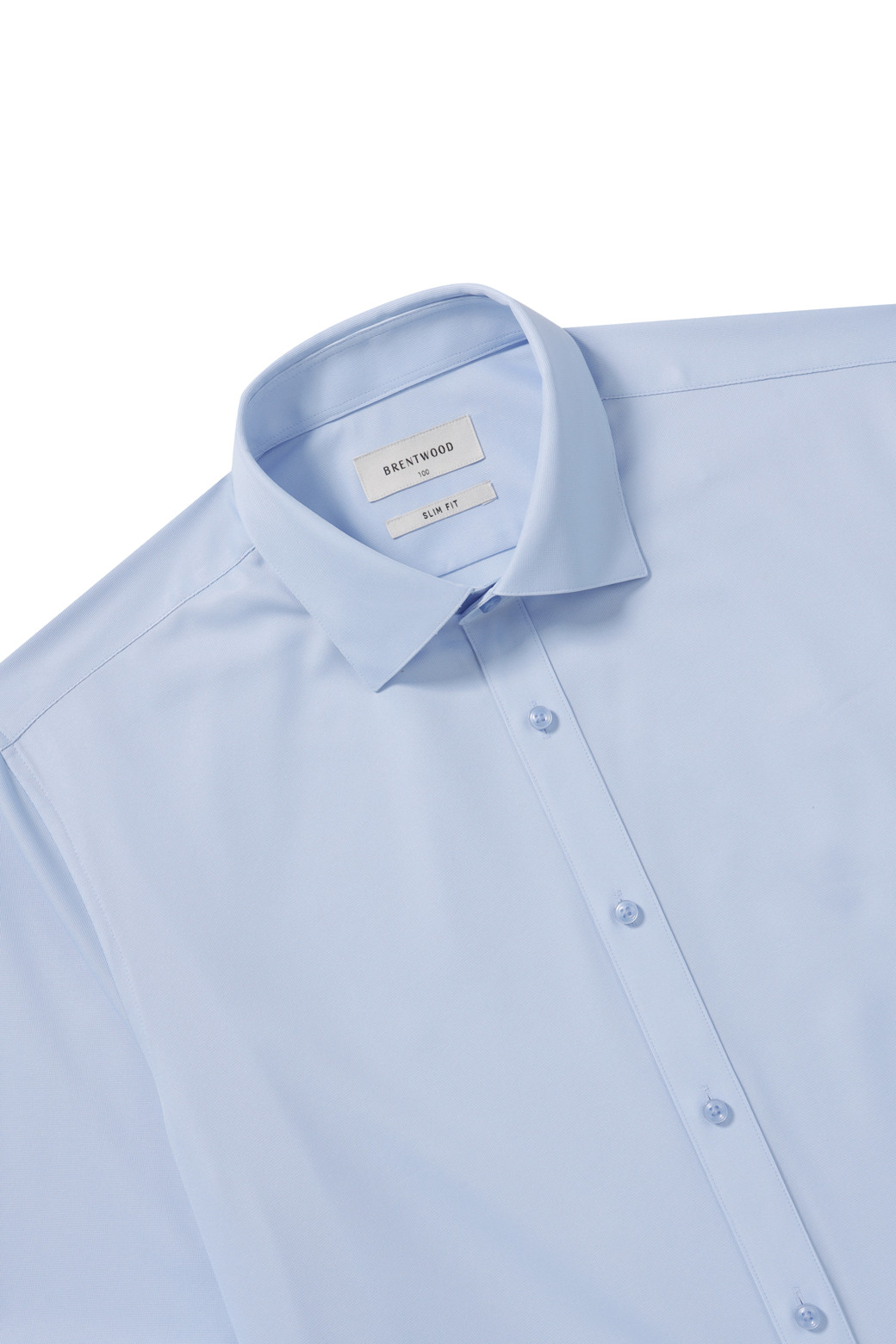 BRENTWOOD - 긴팔셔츠 - [매직셔츠] 슬림핏 져지 솔리드 드레스셔츠