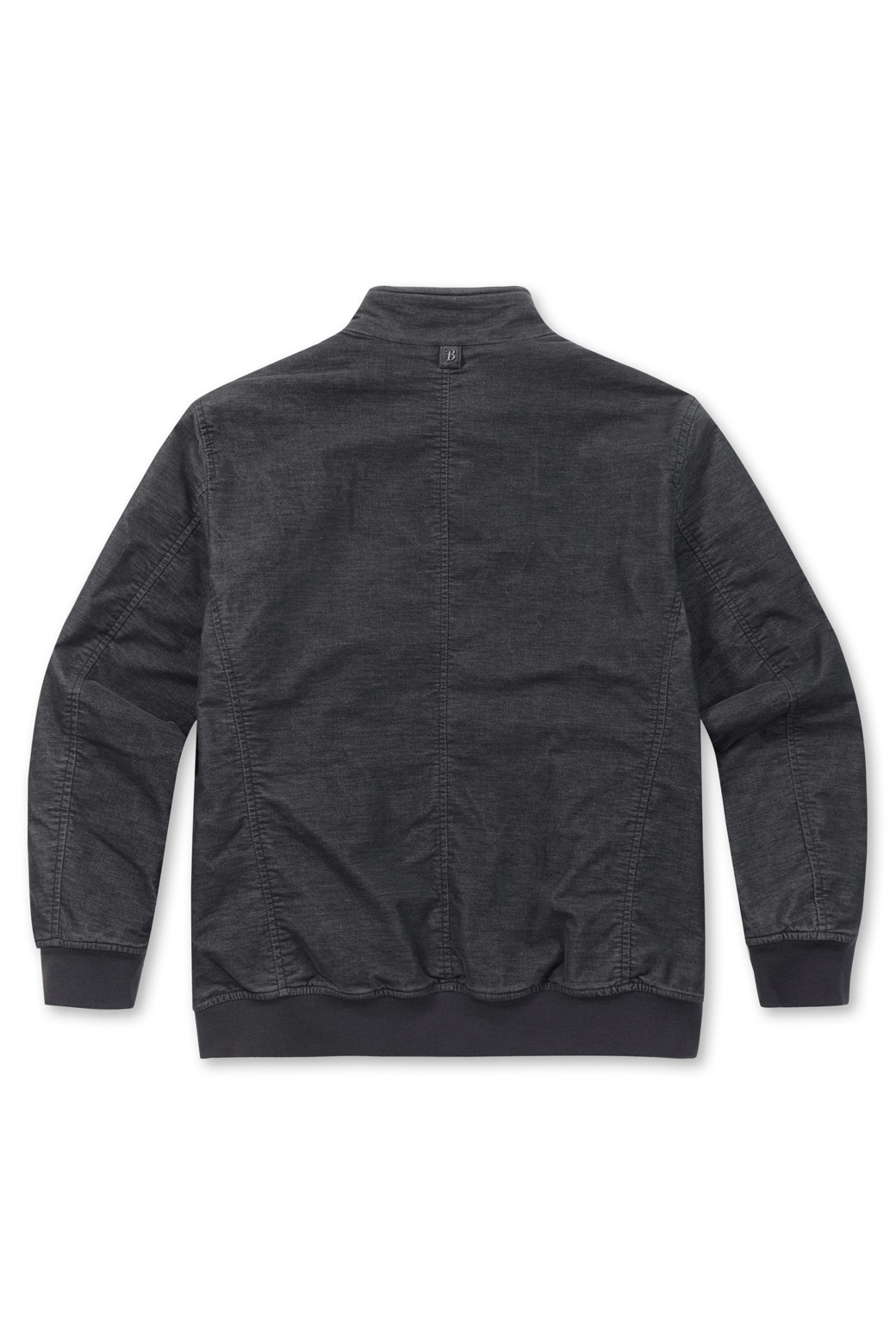 BRENTWOOD - 블루종/점퍼 - [셀렉션] 니트 배색 몰스킨 블루종