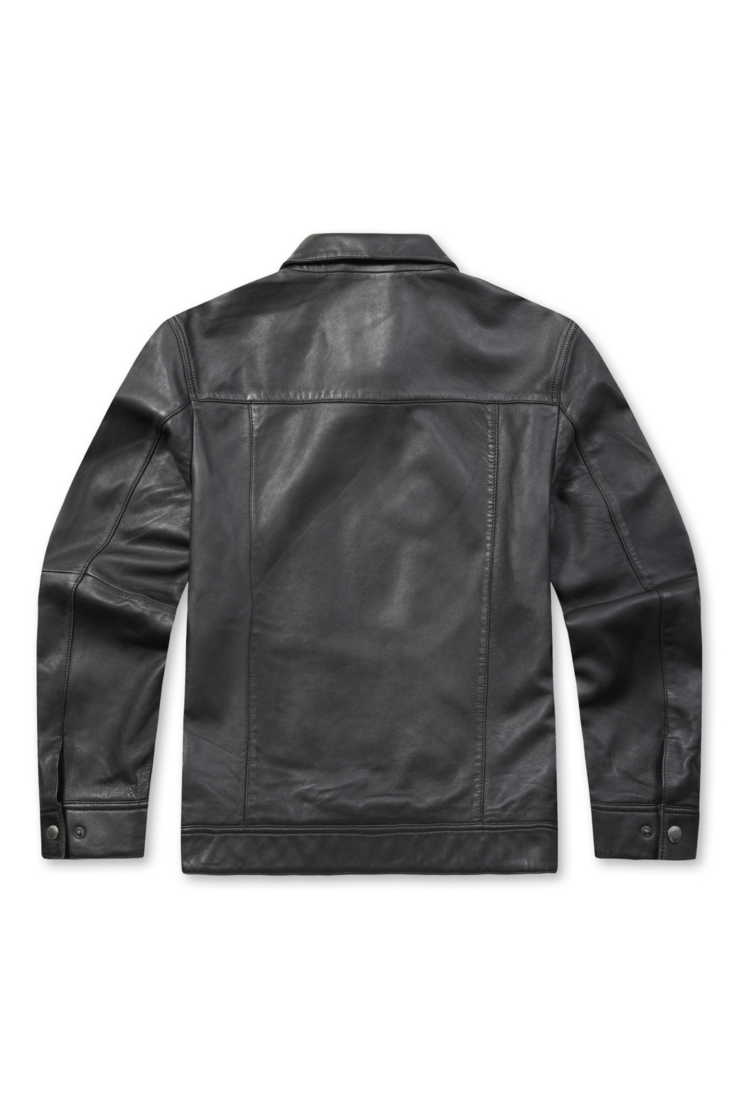 BRENTWOOD - 블루종/점퍼 - [볼더레더] 세미베지터블 양가죽 트러커