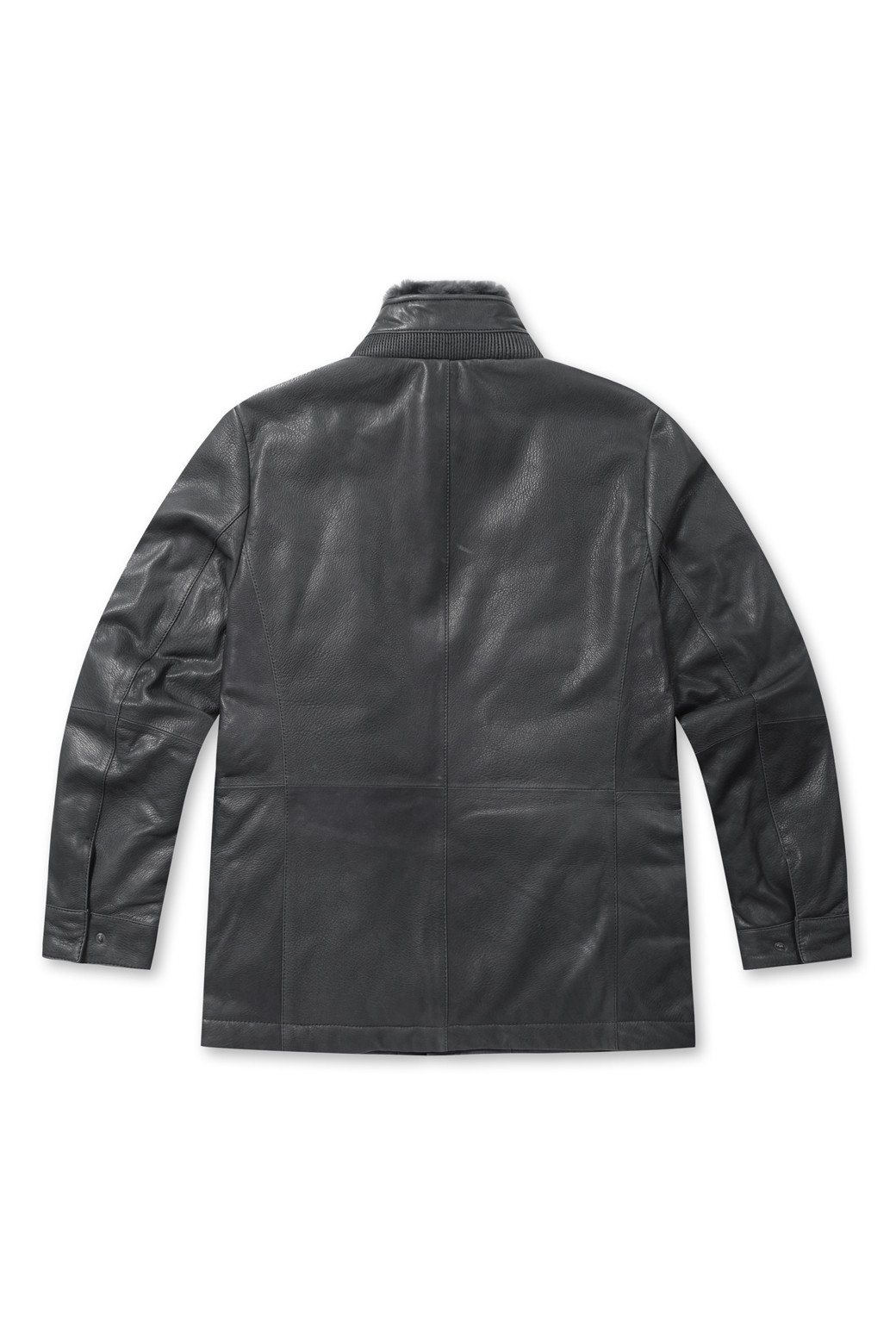 BRENTWOOD - 블루종/점퍼 - FUR 칼라 양가죽 다운 사파리