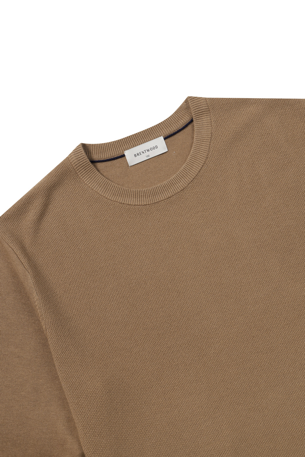 BRENTWOOD - 스웨터 - [에센셜스] 솔리드 워셔블 라운드넥 스웨터