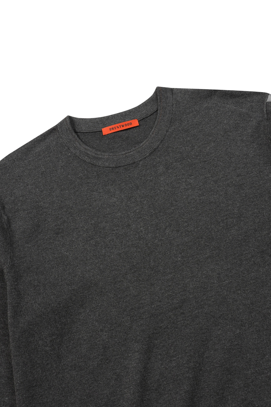 BRENTWOOD - 스웨터 - [라이프 퍼포먼스] 소매배색 워셔블 라운드넥 스웨터
