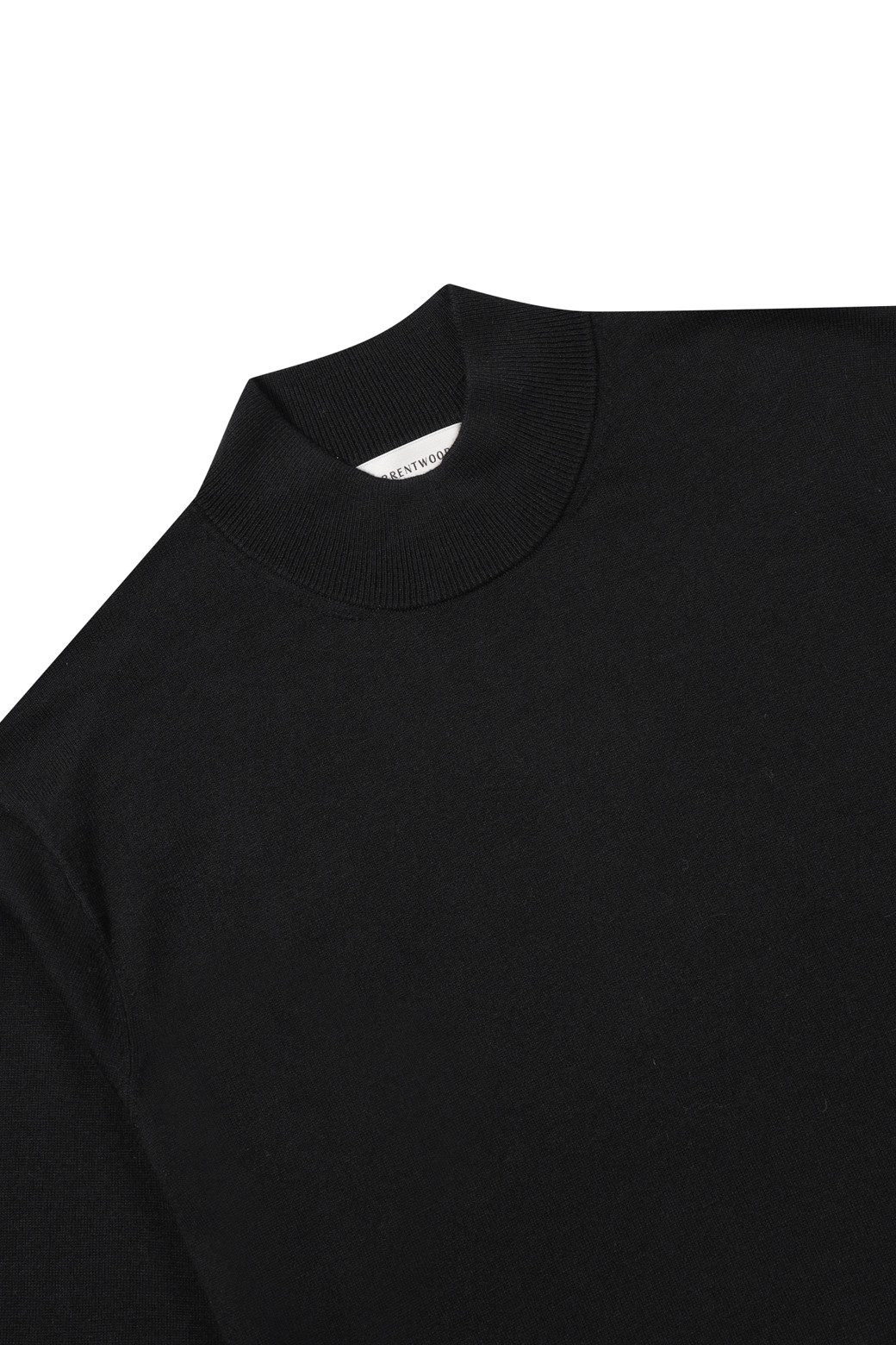 BRENTWOOD - 스웨터 - [에센셜스] 솔리드 워셔블 하프터틀넥 스웨터