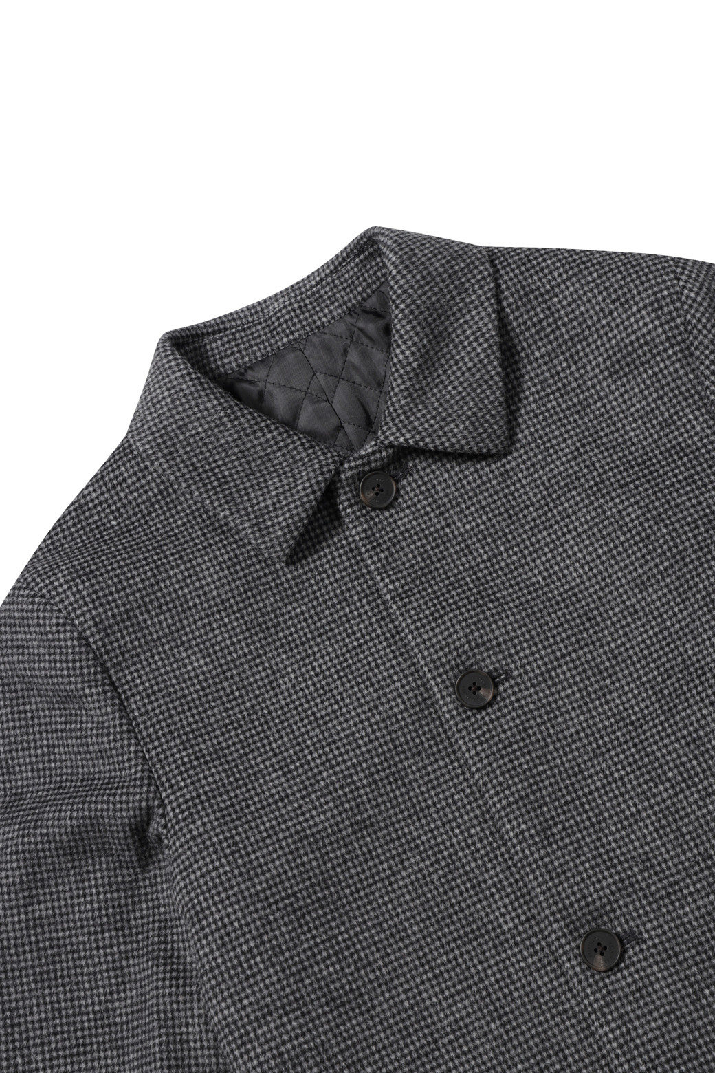 BRENTWOOD - 코트 - 울/캐시미어 블렌디드 하프 코트