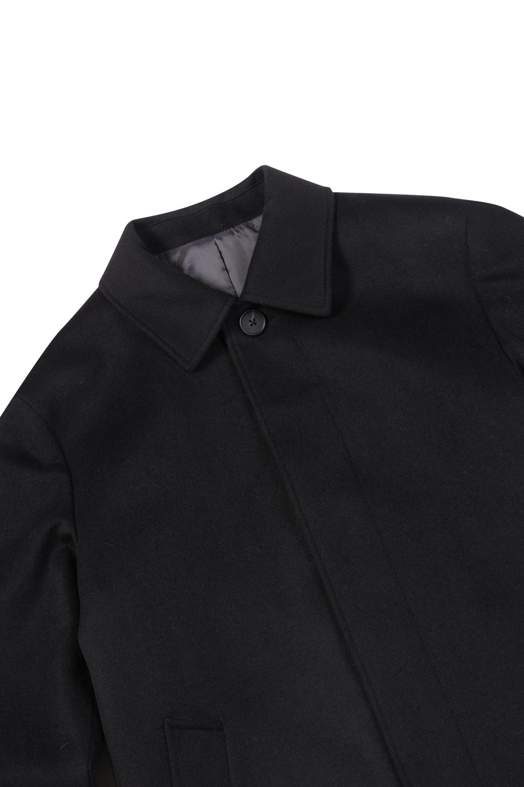 BRENTWOOD - 코트 - 울/캐시미어 블렌디드 싱글 롱 코트