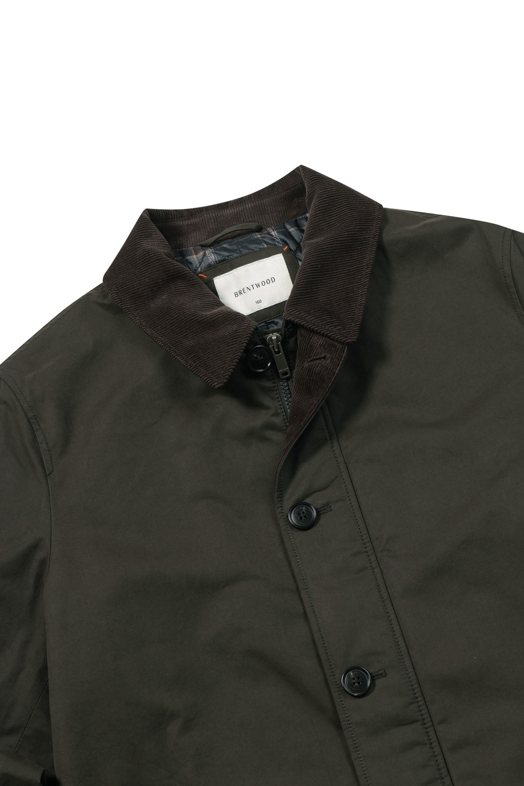 BRENTWOOD - 코트 - 코듀로이 배색 워싱 코트