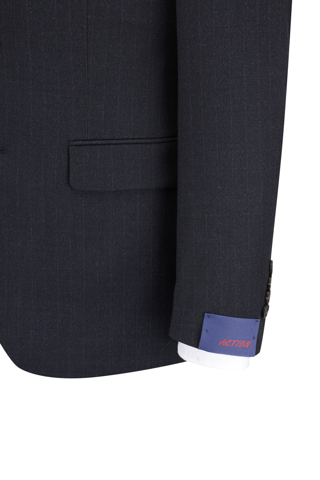 BRENTWOOD - 수트 - [액션슈트] 울블렌디드 스트라이프 슬림 슈트