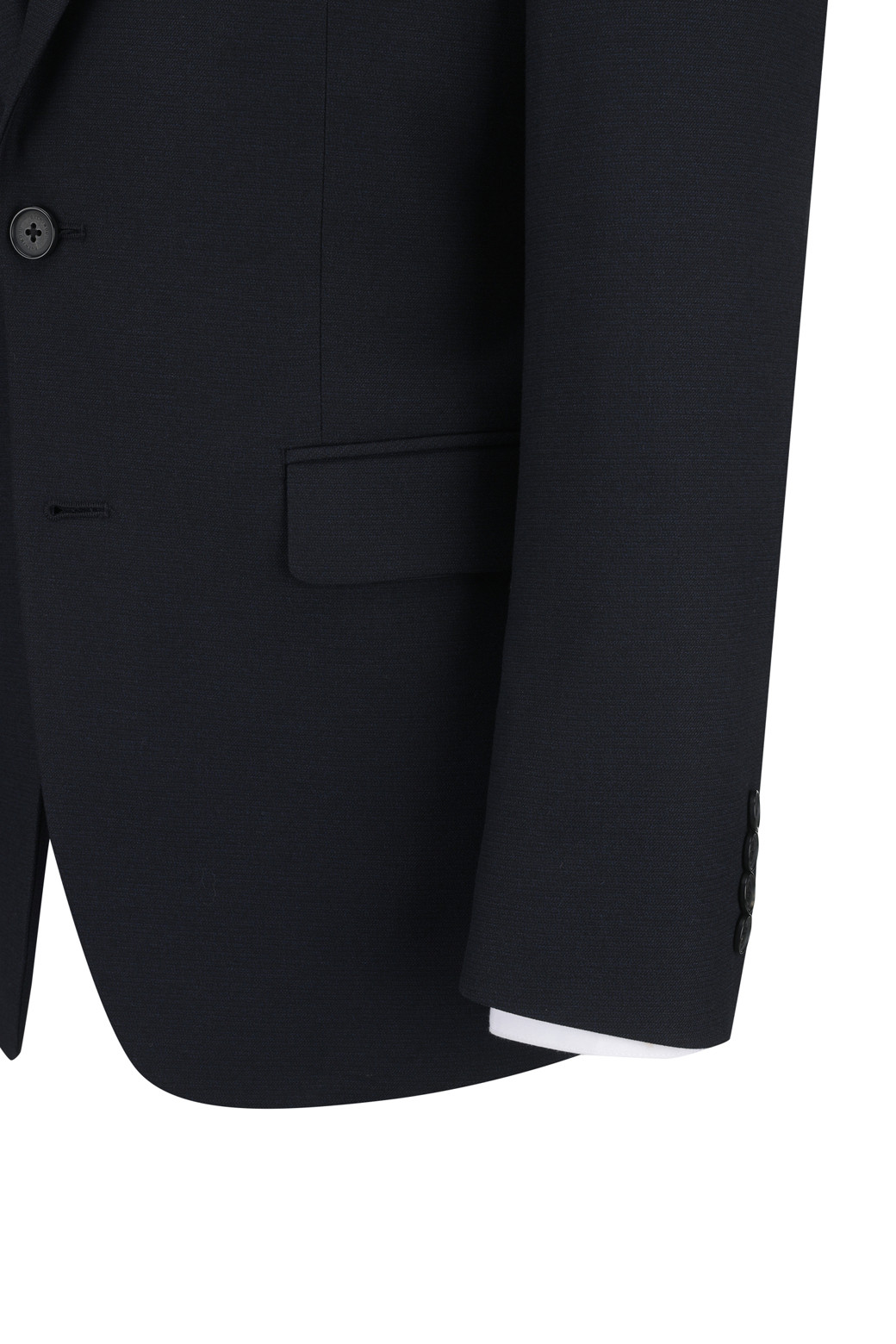 BRENTWOOD - 수트 - 울블렌디드 네이비 슬림 슈트