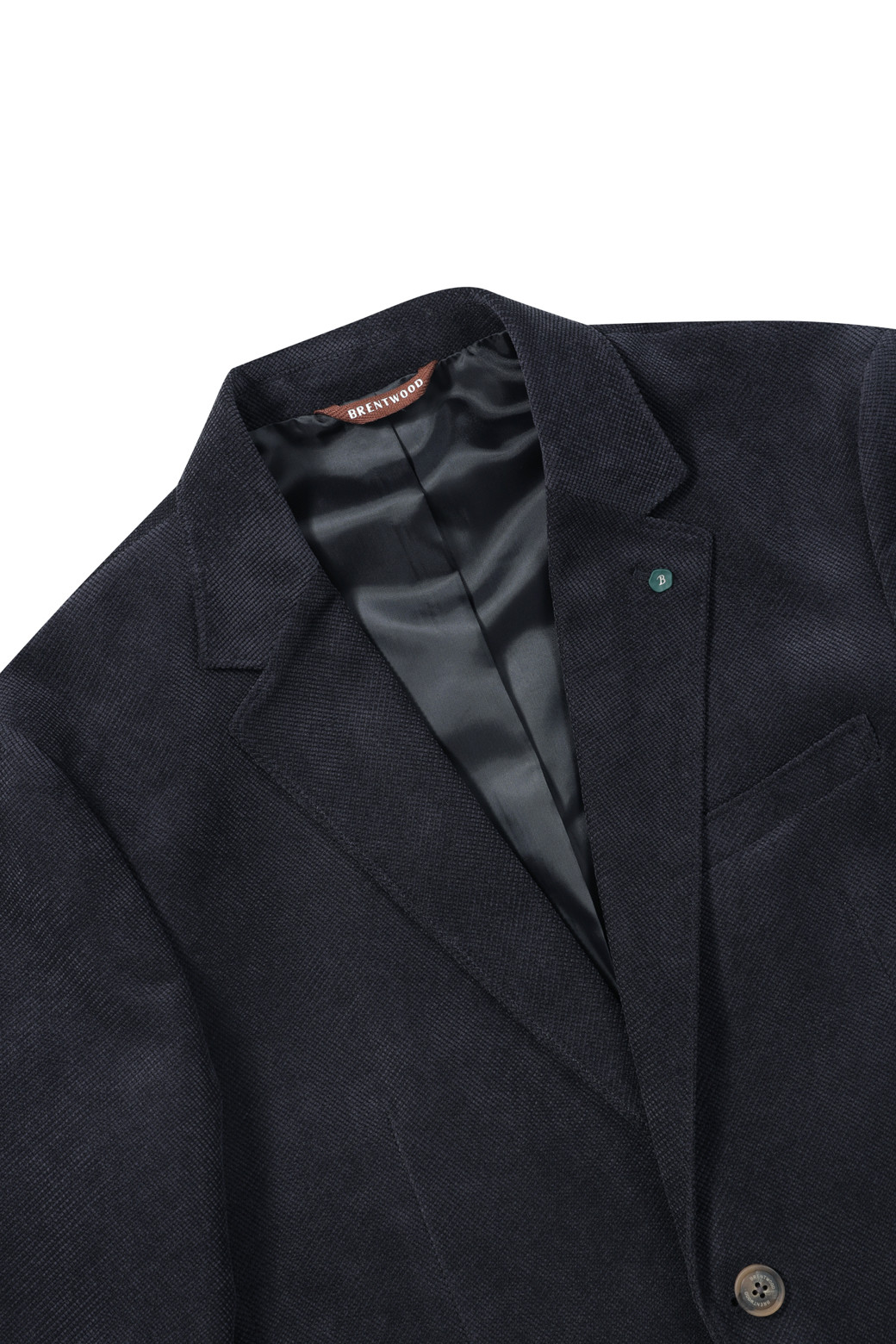 BRENTWOOD - 수트/블레이저자켓 - 미니멀 조직 솔리드 자켓