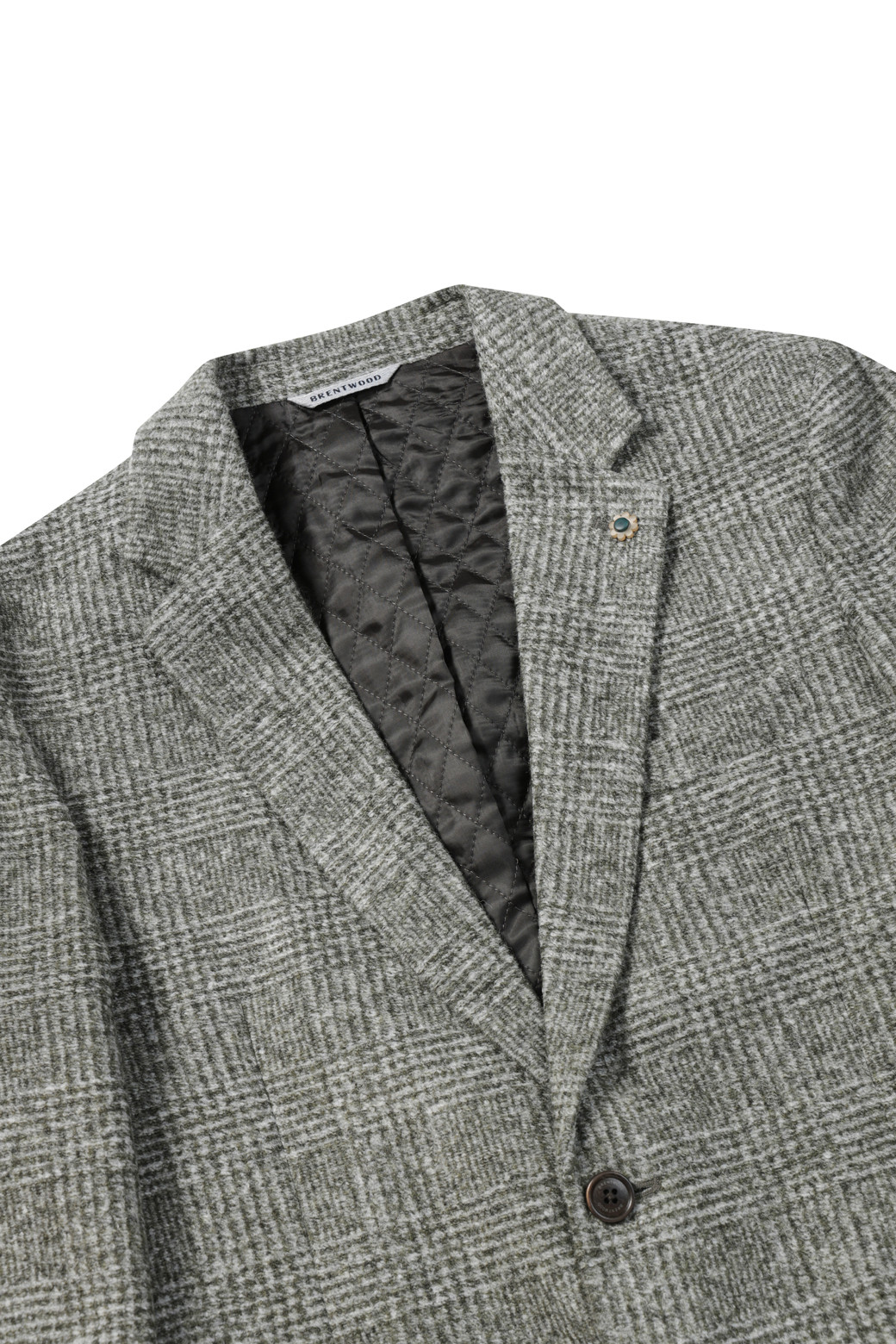 BRENTWOOD - 수트/블레이저자켓 - 울저지 글렌체크 자켓