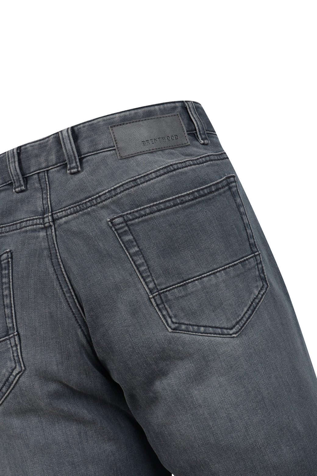 BRENTWOOD - 데님 - 슬렌더핏 그레이 데님