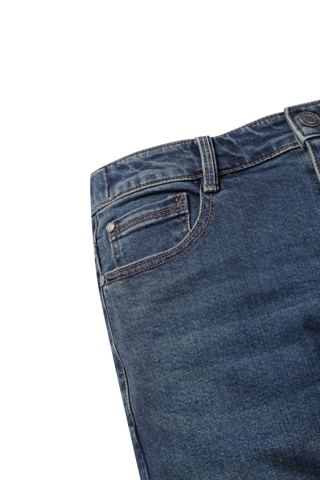 BRENTWOOD - 데님 - 릴렉스핏 블루 데님