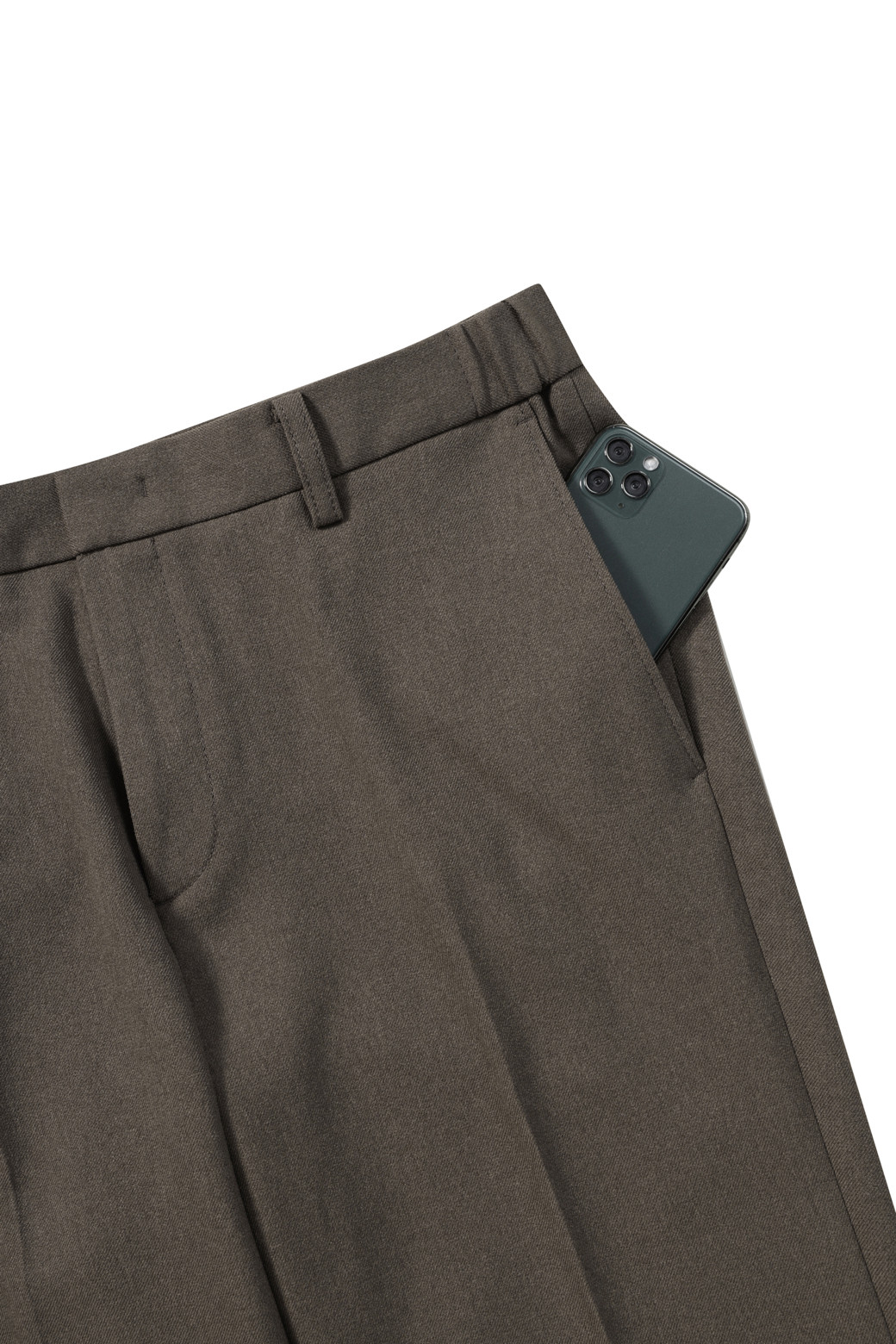 BRENTWOOD - 캐주얼팬츠 - 솔리드 베이직 팬츠